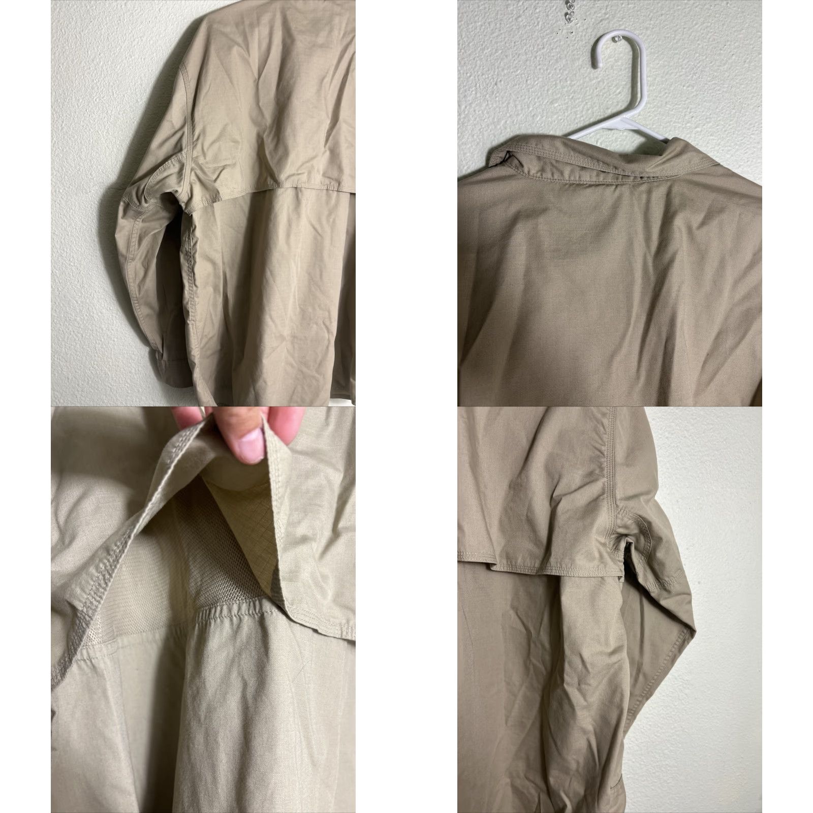 Vintage 5.11 Tactical Taclite Pro Shirt Mens XXL Beige Ripstop Vented Long Sleeve 72175 Size US XXL / EU 58 / 5 - 9 Thumbnail