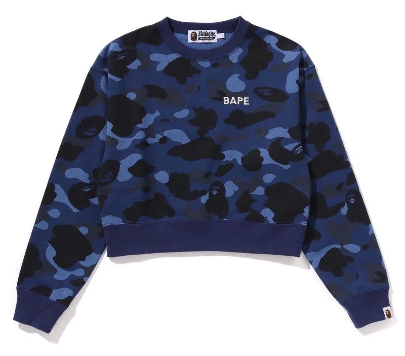 Bape Bape Ladies Cropped Sweatshirt Size ONE SIZE - 1 Thumbnail