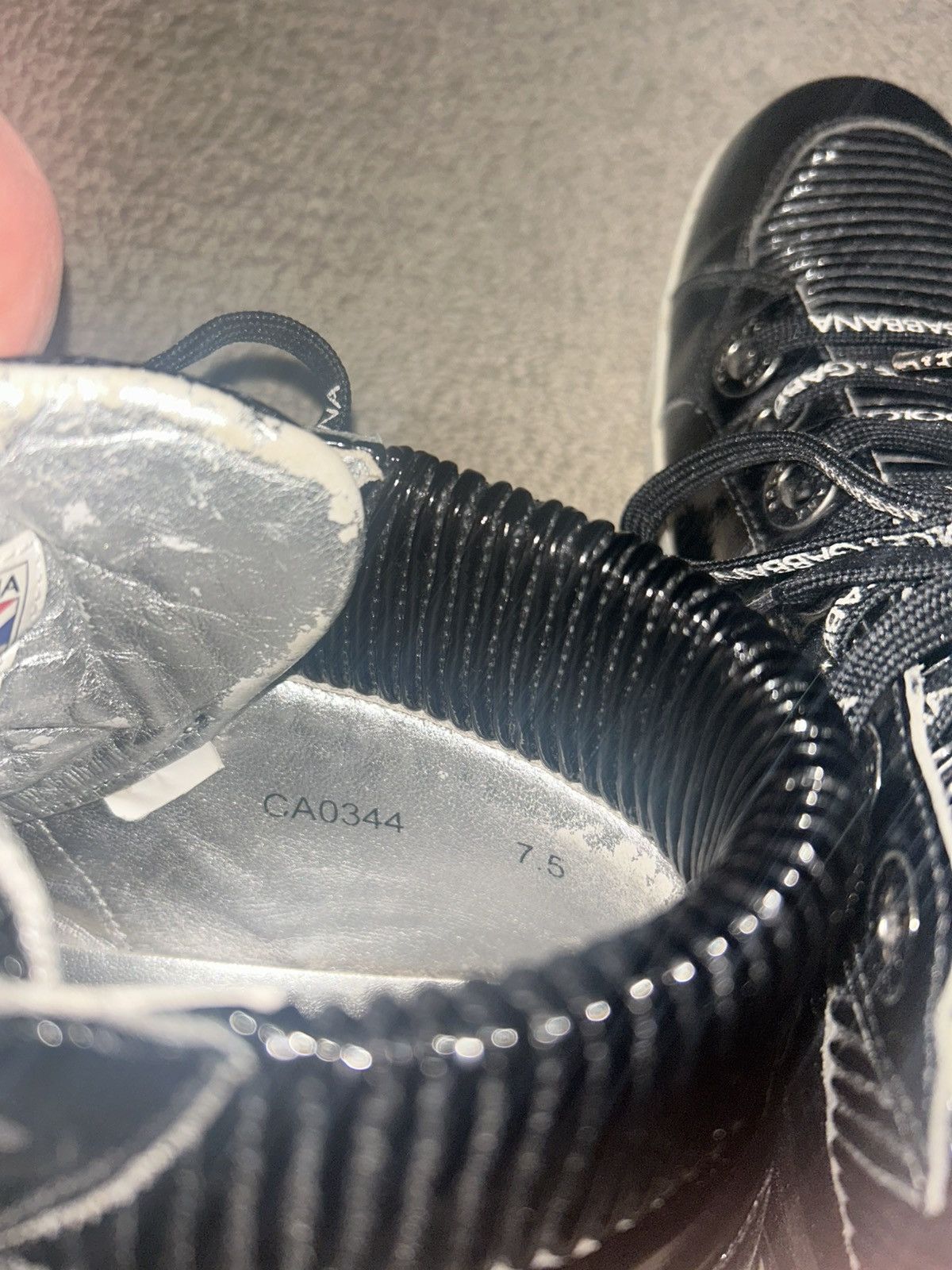 Dolce & Gabbana Dolce&Gabbana High Top Sneakers Early 2000’s patent leather Size US 9 / EU 42 - 6 Thumbnail
