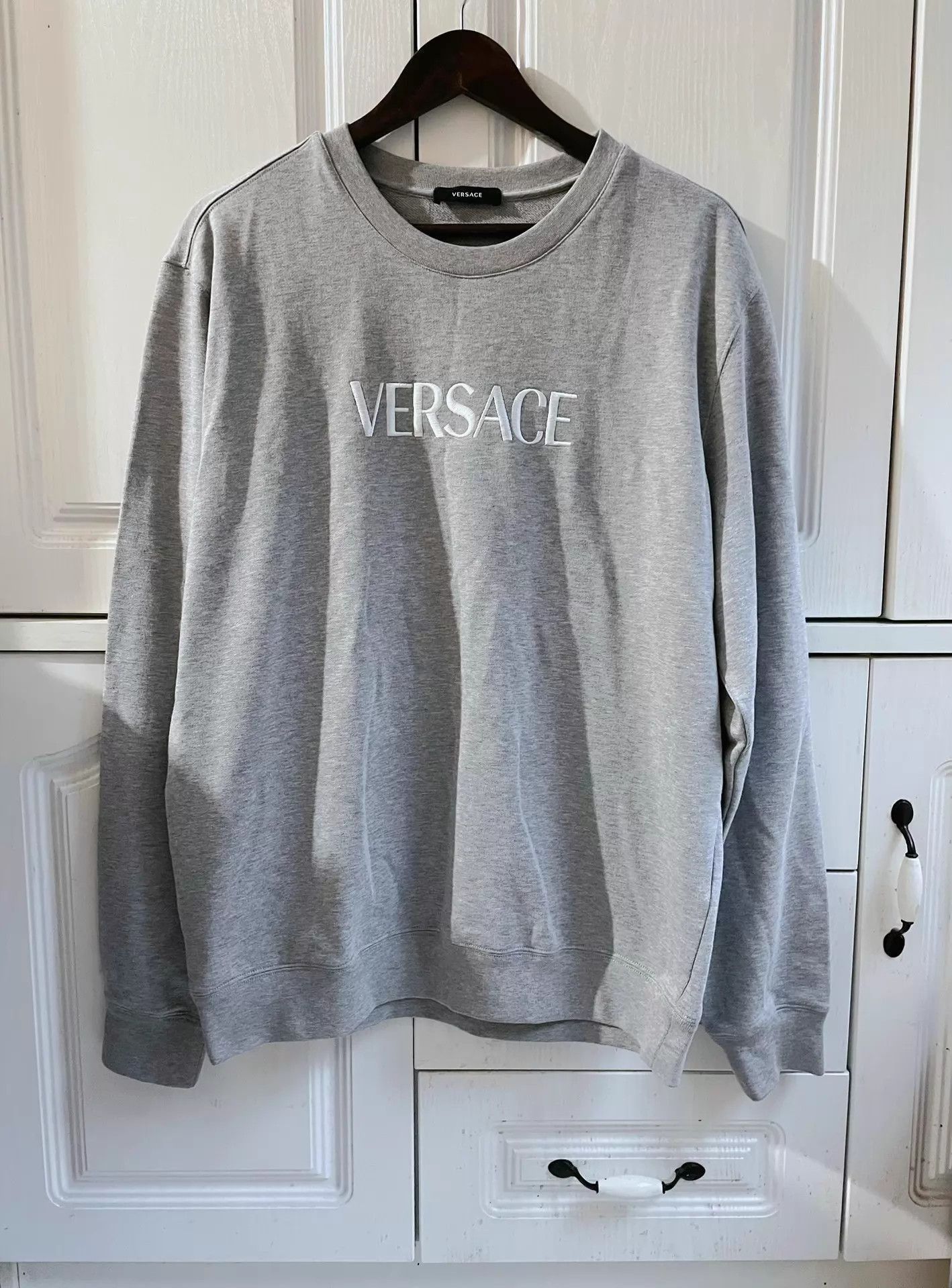 Gray Long Sleeve Sweatshirt.