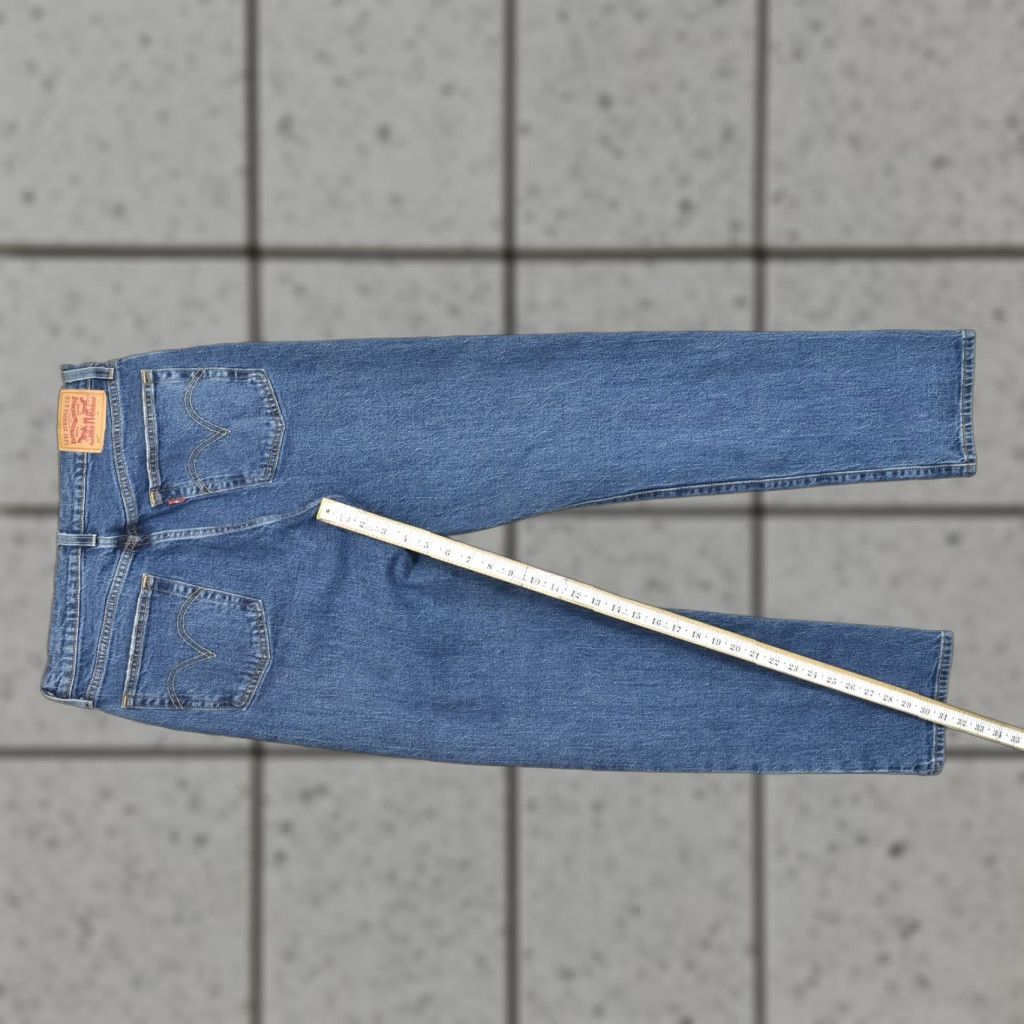 Levi's Levi's 501 Original Fit Jeans Men 30x32 Blue Stretch Denim Cotton Blend Regular Rise Mid 5-Pocket Button 1960s Style? Size US 30 / EU 46 - 1 Thumbnail