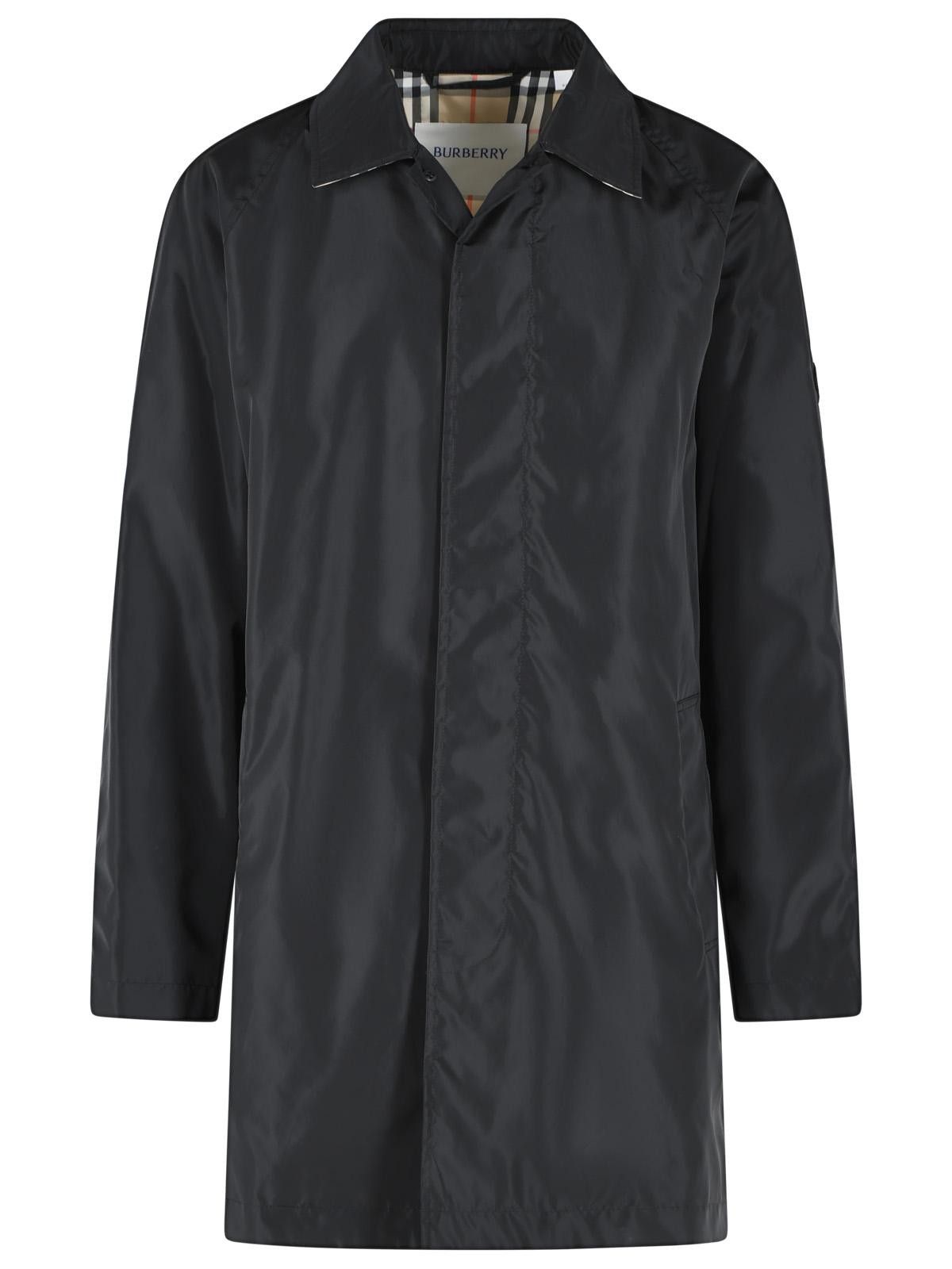 Burberry BURBERRY 'Ridgewood' Black Nylon Car Coat Size US XL / EU 56 / 4 - 1 Thumbnail