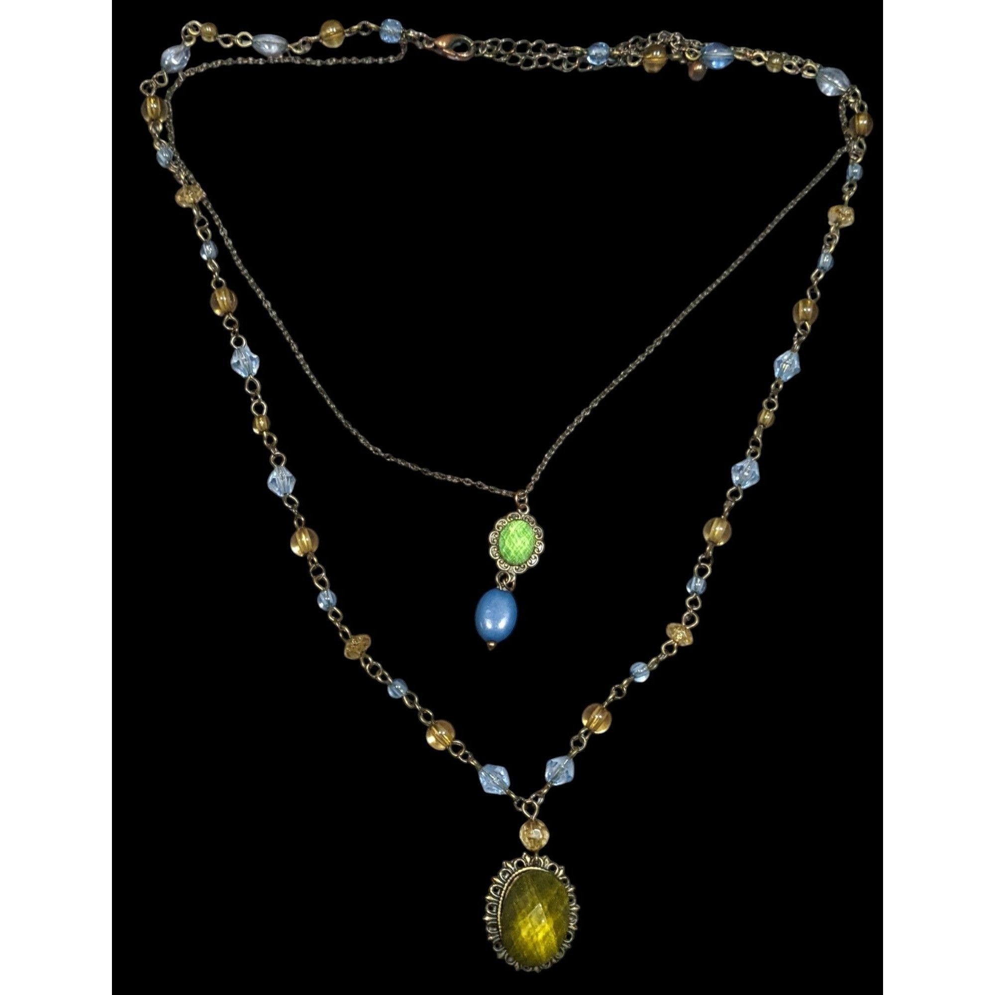 Other Vintage Victorian Style Layered Beaded Necklace Size ONE SIZE - 1 Thumbnail