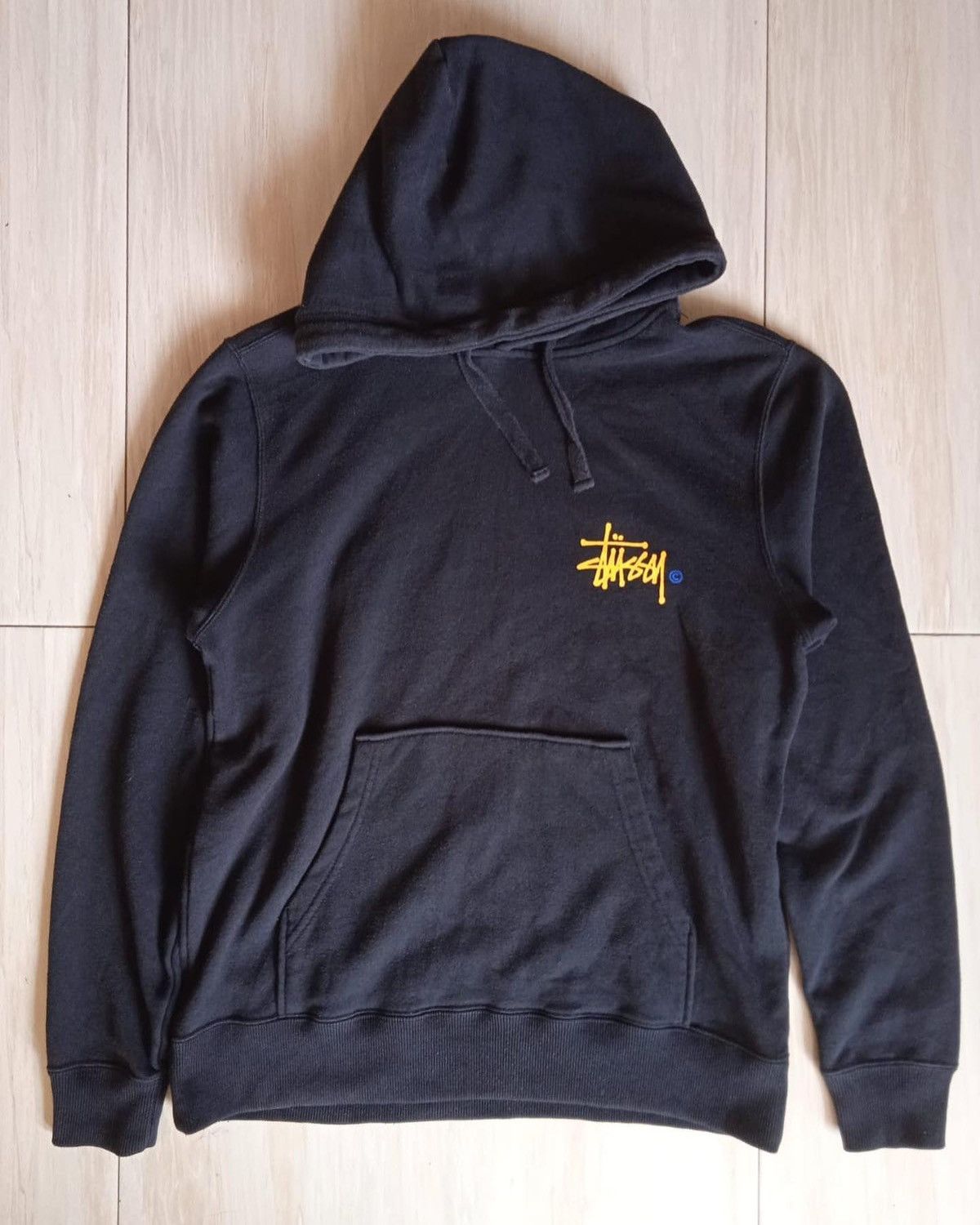 Vintage Stussy Hoodie big logo | Grailed