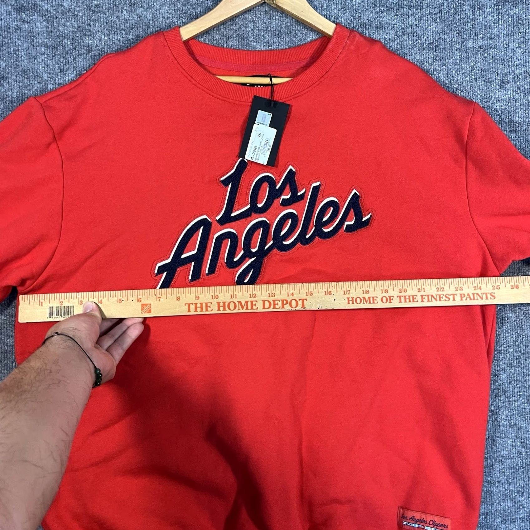 Vintage Courtside Courtside NBA Los Angeles Clippers Nation Sweatshirt Mens 2XL Red NEW NWT Size US XXL / EU 58 / 5 - 6 Thumbnail
