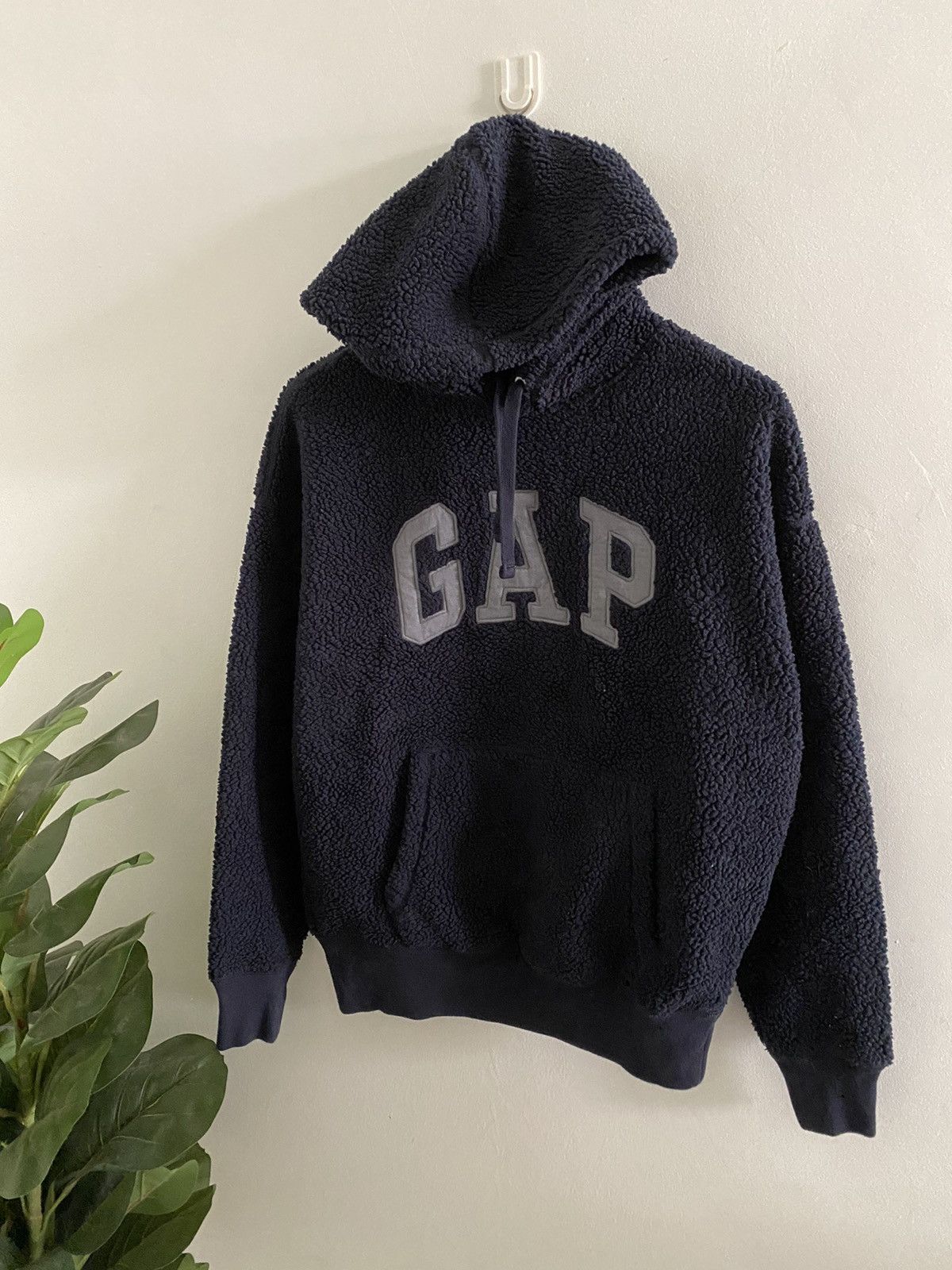 Gap Vintage TravisScott Sherpa fleece Rare Y2K GAP Hoodie Size US L / EU 52-54 / 3 - 3 Thumbnail