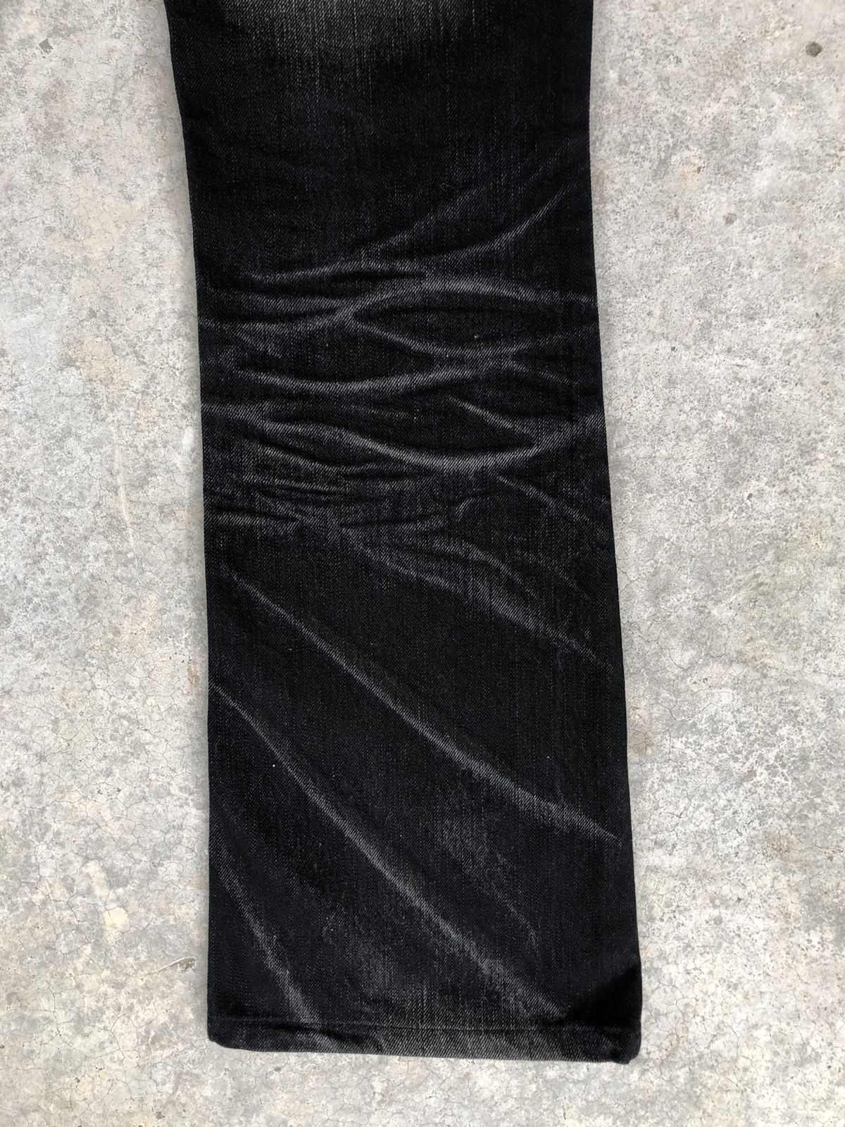 If Six Was Nine Rare Lolita Flared Jeans Distressed Jeans Size US 31 - 12 Thumbnail