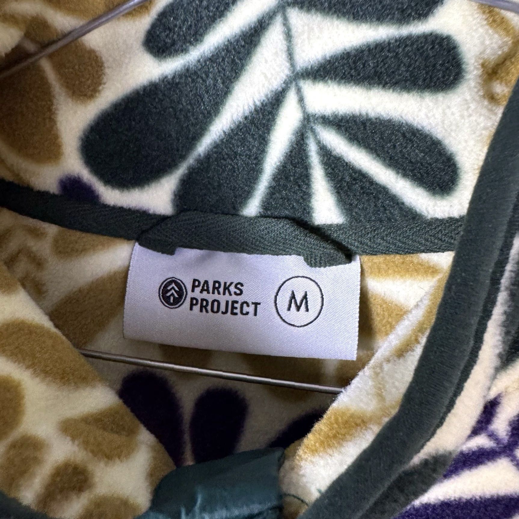Parks Project **Men's M Parks Project Fleece Jacket Trail High Pile Floral Pullover** User: Men's M Parks Project Fleece Jacket Trail High Pile Floral Pullover Size US M / EU 48-50 / 2 - 5 Thumbnail