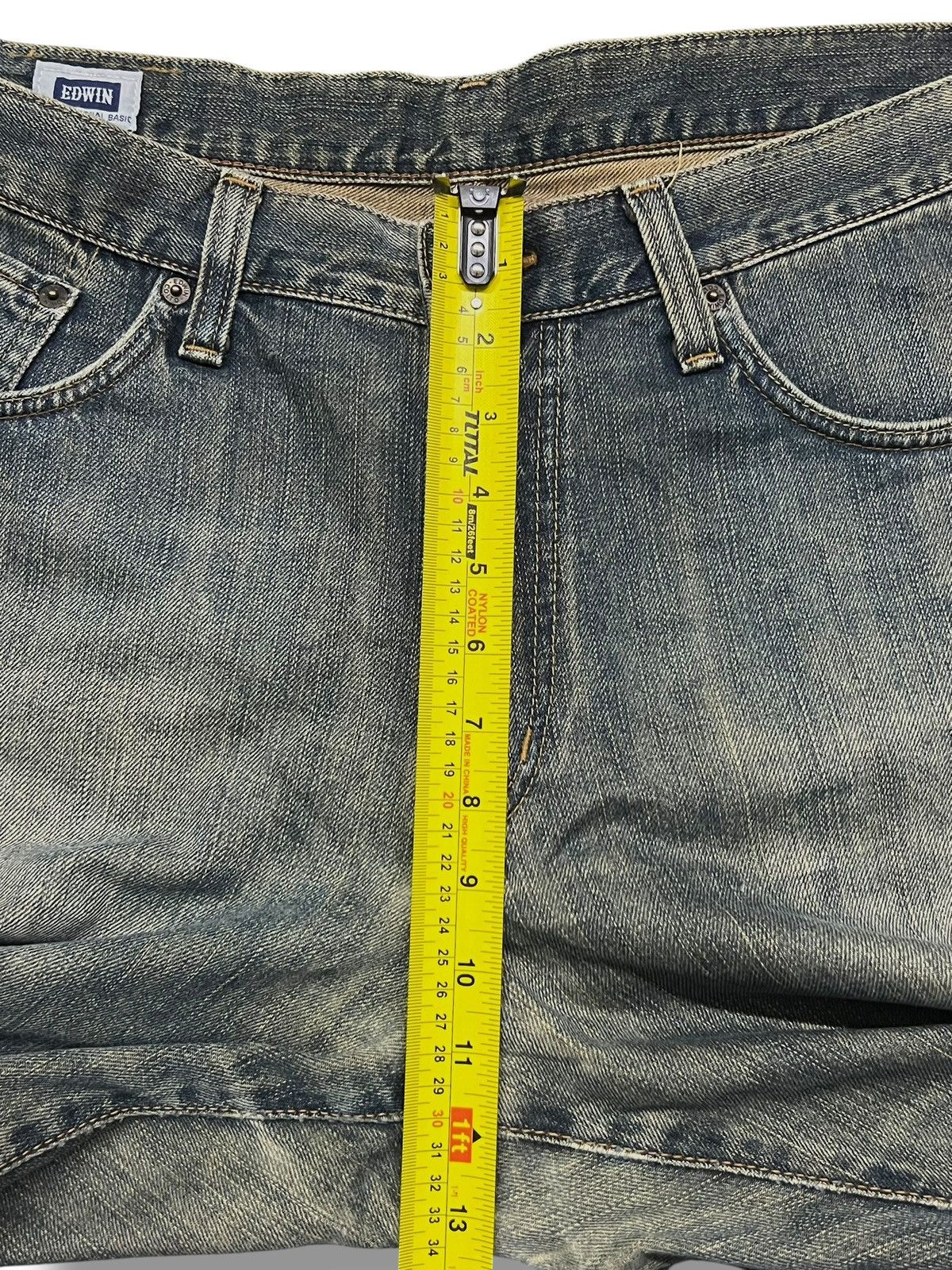 Edwin Baggy Vintage Edwin 404 Japan - Faded Mud Wash Jeans Size US 37 - 16 Thumbnail