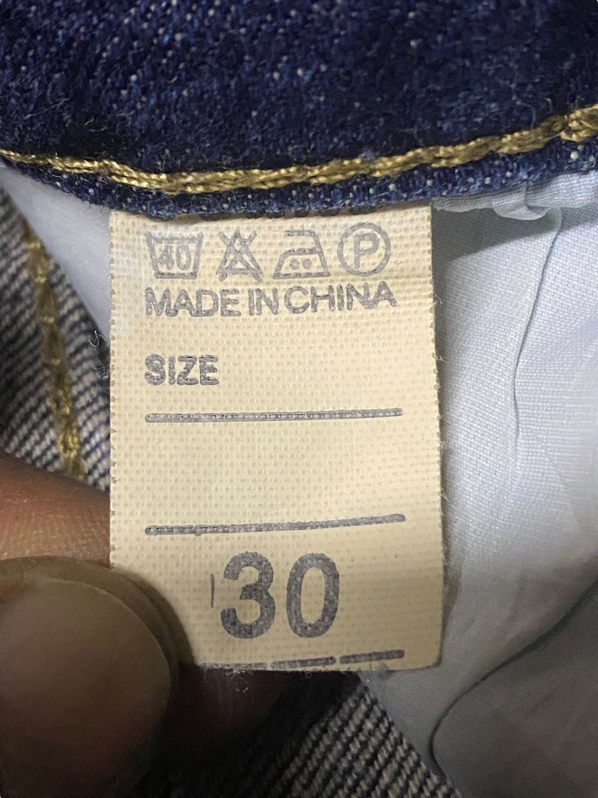 Japanese Brand Vintage Japanese Brand Denim Gabaha Custom Slim Fit Jeans Size US 30 / EU 46 - 16 Thumbnail