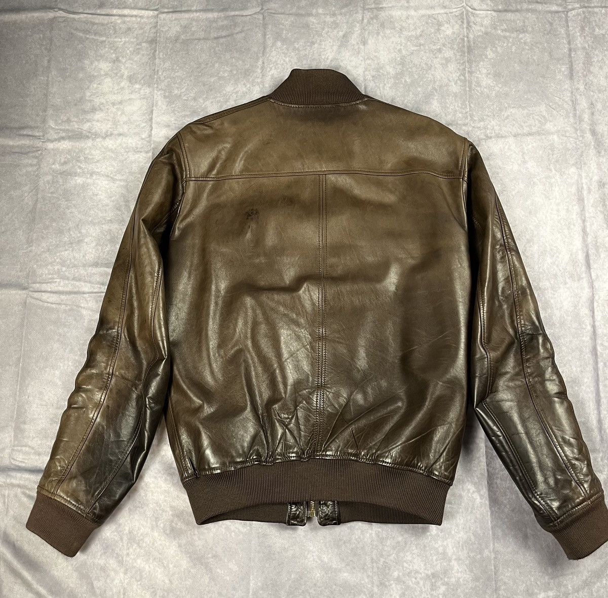 Dsquared2 Dsquared2 Brown Leather Jacket Size 54 Size US L / EU 52-54 / 3 - 4 Thumbnail