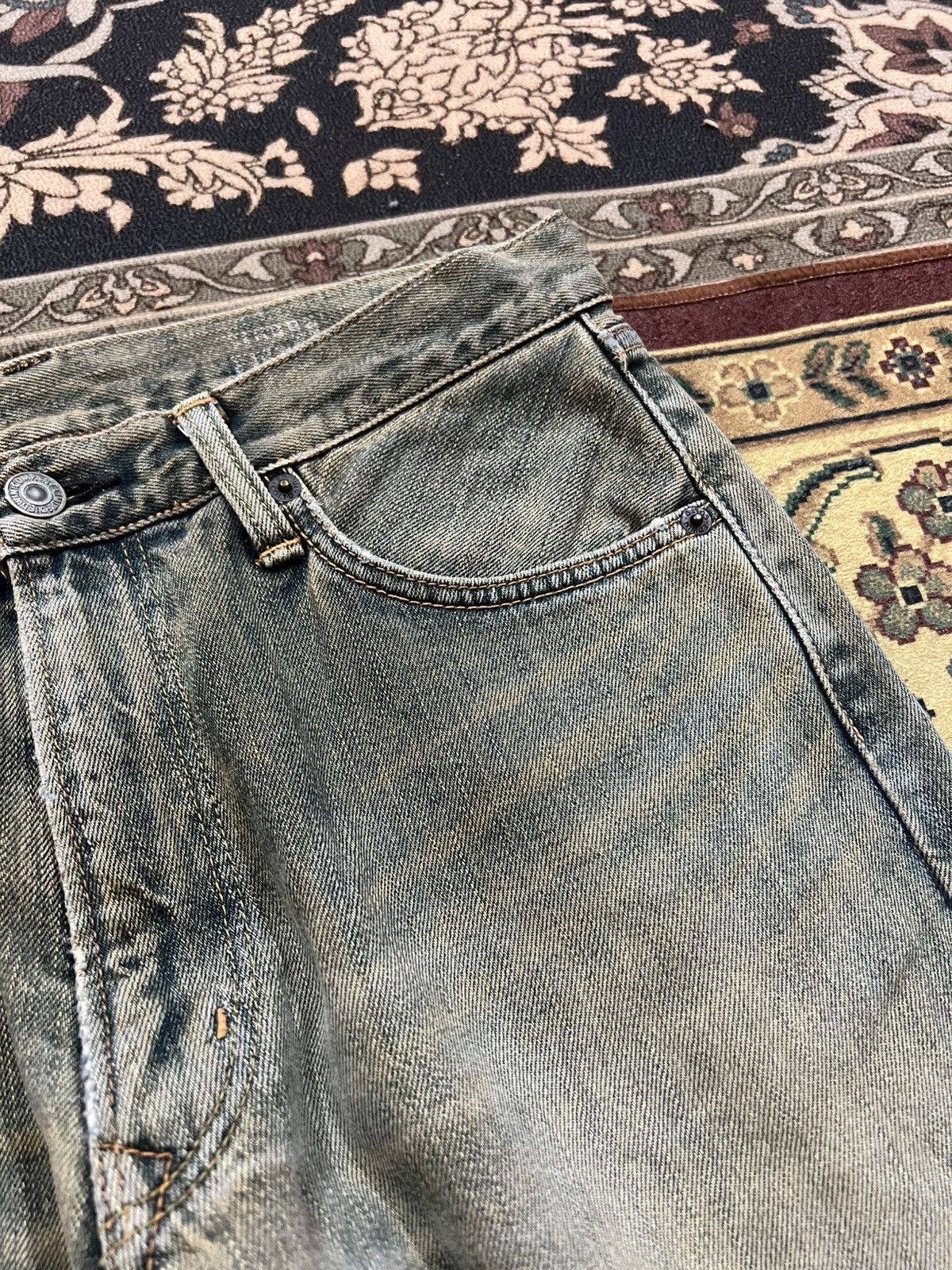 Edwin 💥Baggy💥 Edwin EXCLUSIVE Vintage XV 445 Faded Jeans Size US 29 - 8 Thumbnail