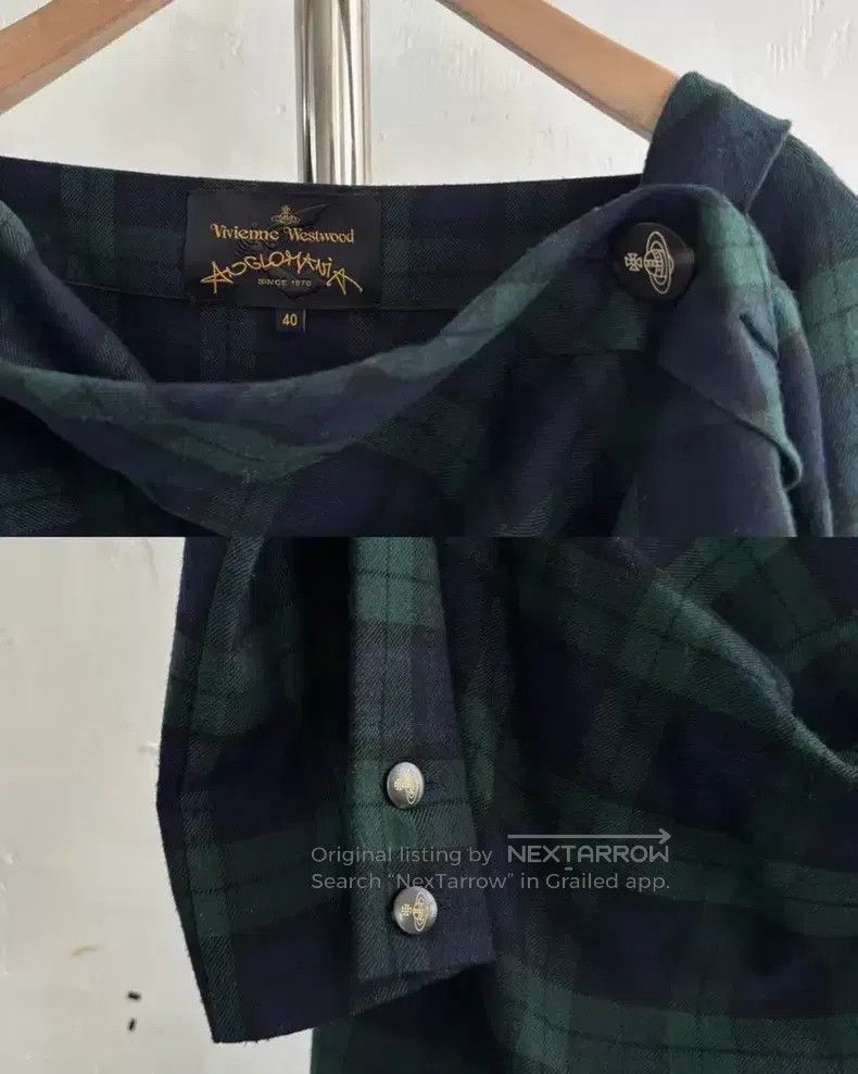 Vivienne Westwood Vivienne Westwood Distressed irregular plaid long sleeve d Size S / US 4 / IT 40 - 4 Thumbnail