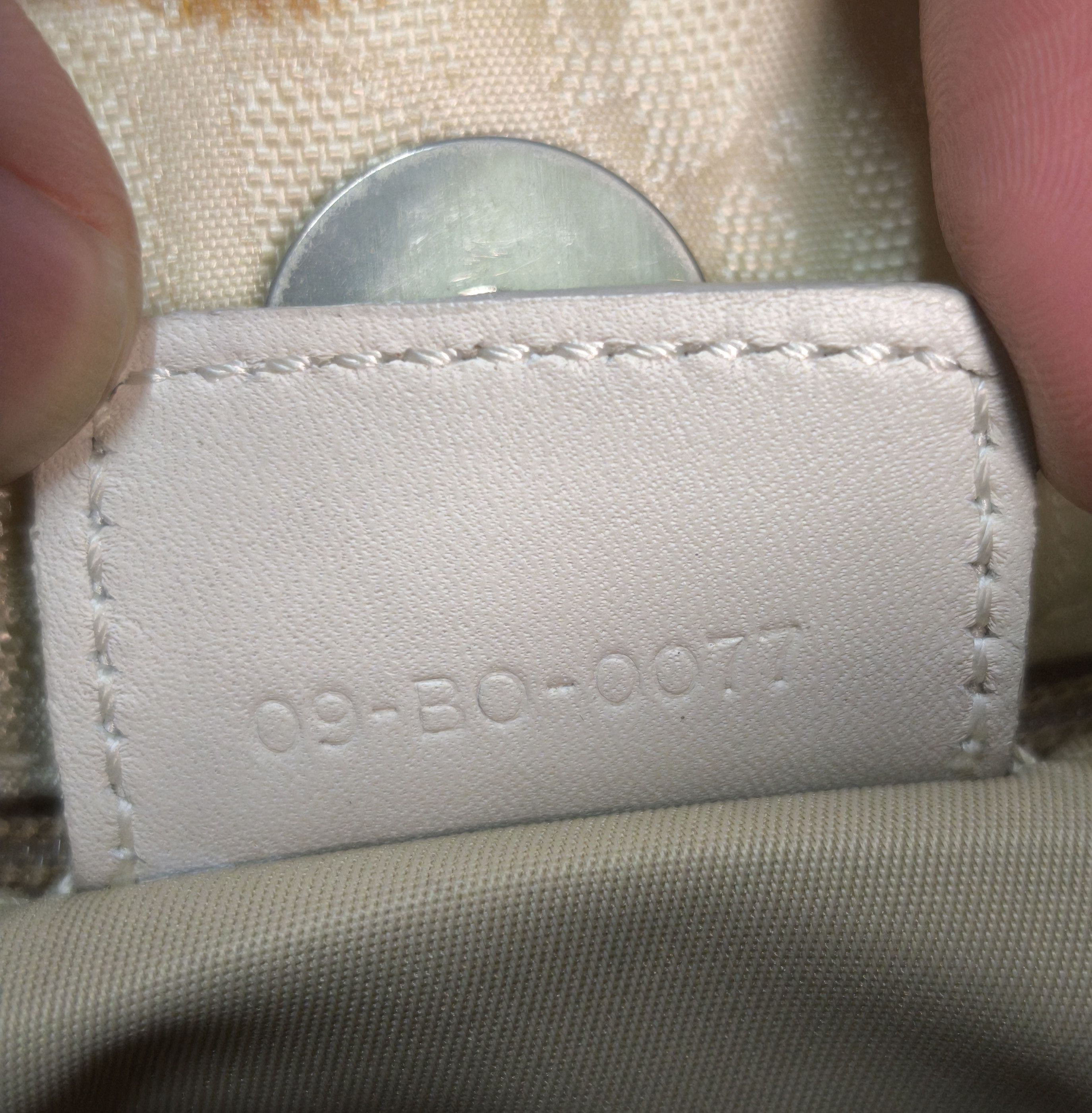 Dior Christian Dior 2007 Shoulder Bag Cream- John Galliano Size ONE SIZE - 14 Thumbnail
