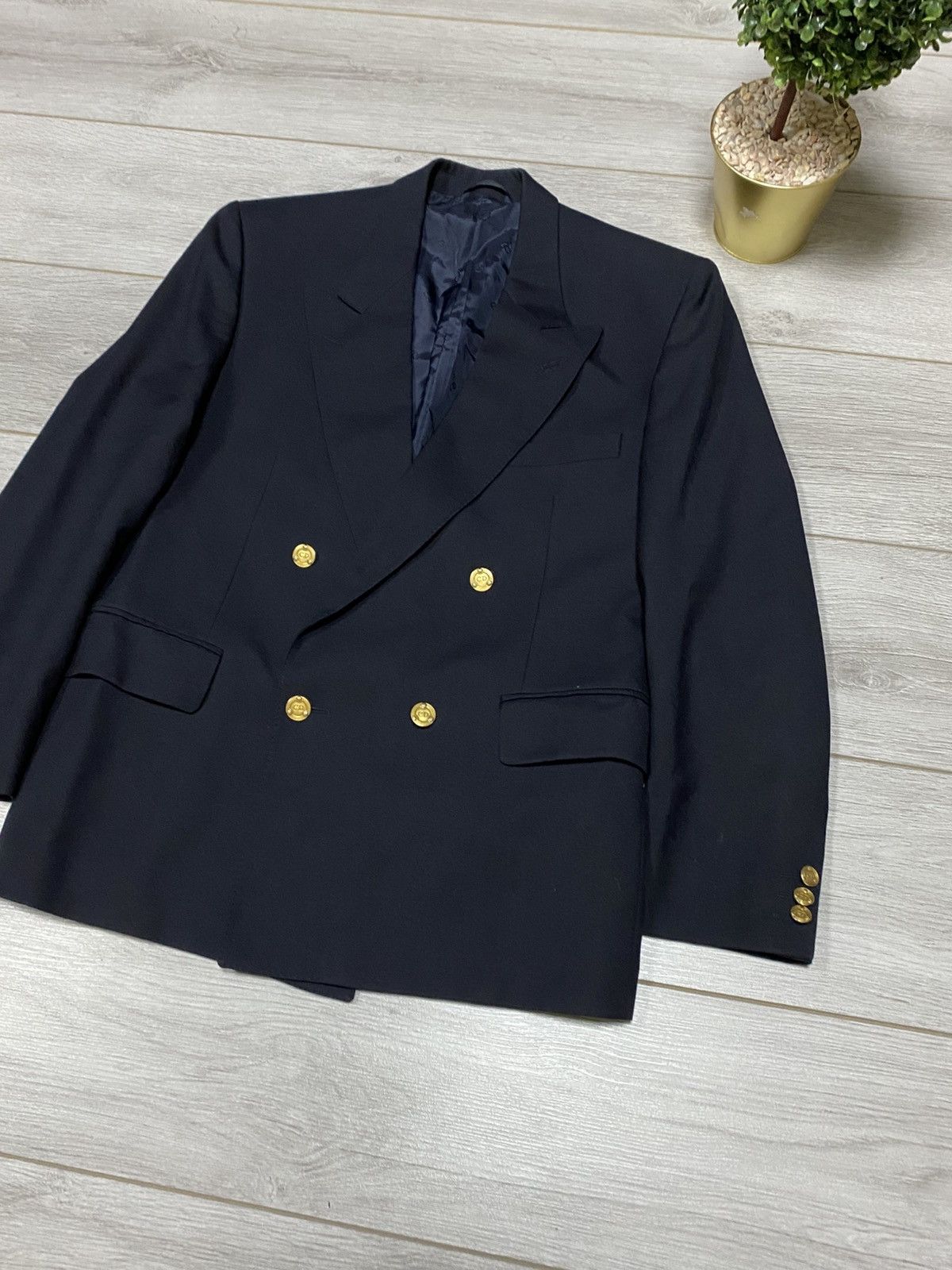 Christian Dior Monsieur Christian Dior Monsieur vintage wool blazer buttons Size 40R - 2 Thumbnail