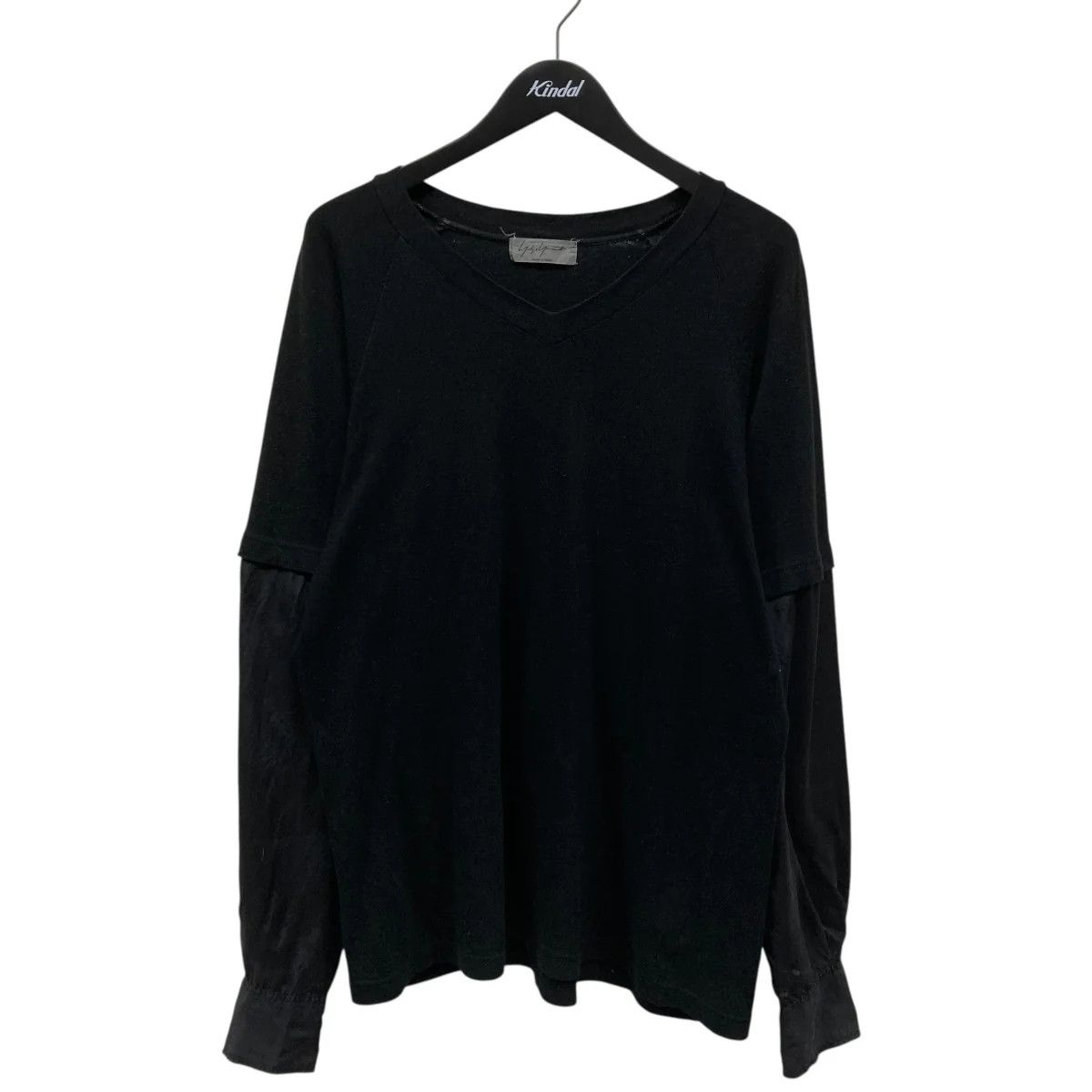Yohji Yamamoto Yohji Yamamoto pour homme // 98SS V-neck T-shirt Size US L / EU 52-54 / 3 - 1 Thumbnail