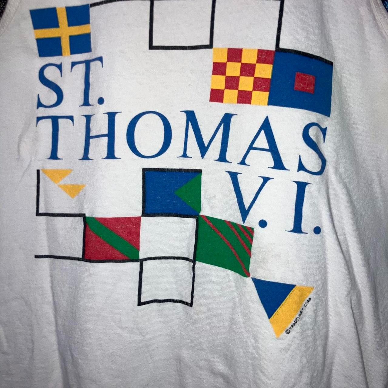Vintage Vintage 80s 90's St Thomas Tank Top Size US XL / EU 56 / 4 - 4 Thumbnail
