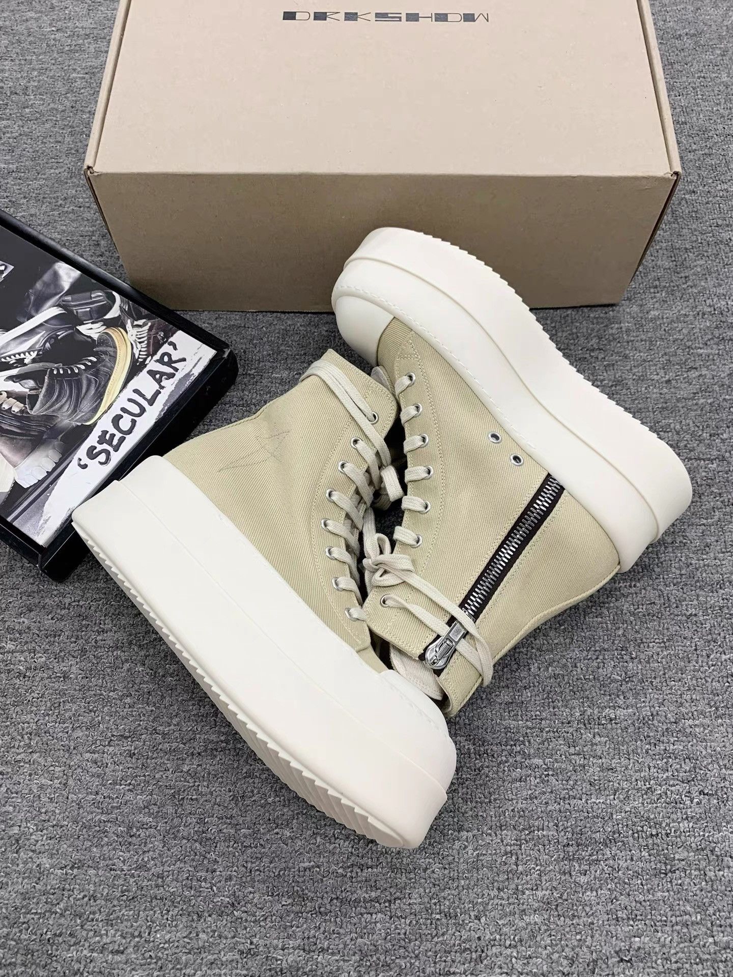 Rick Owens Rick Owens 25SS Double Canvas Platform Converse K34 Size US 6 / IT 36 - 5 Thumbnail
