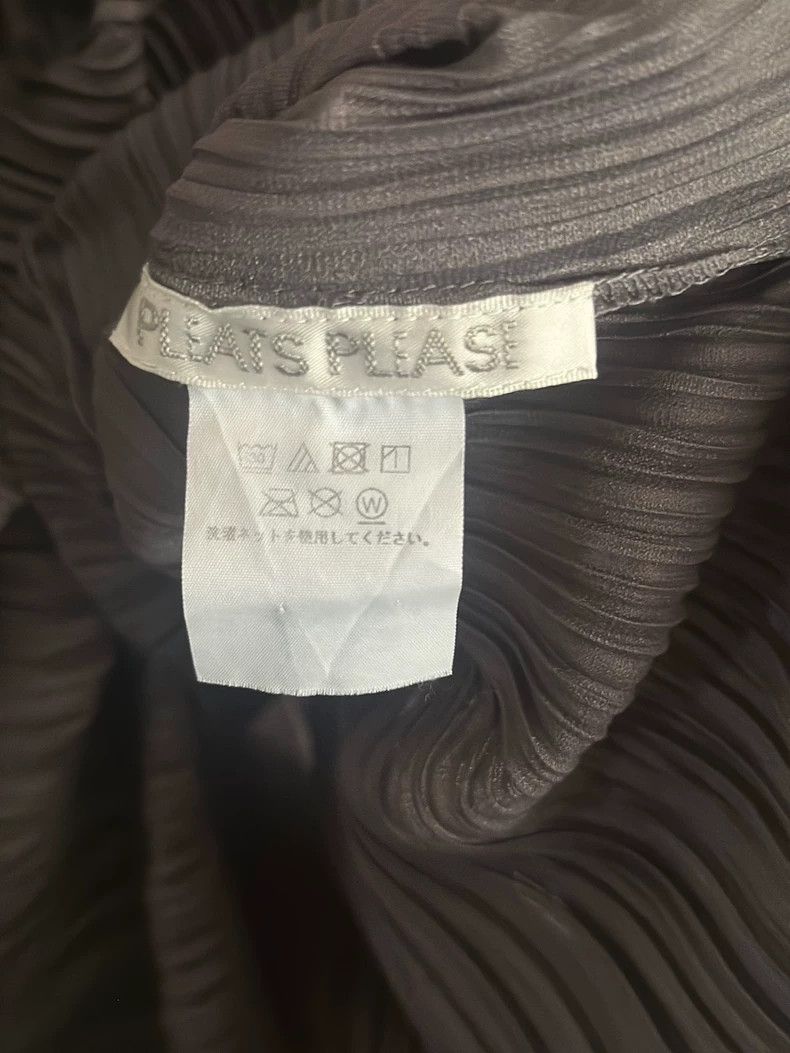 Issey Miyake Issey Miyake size:3 Dark grey pleated long-sleeved shirt Size M / US 6-8 / IT 42-44 - 4 Thumbnail