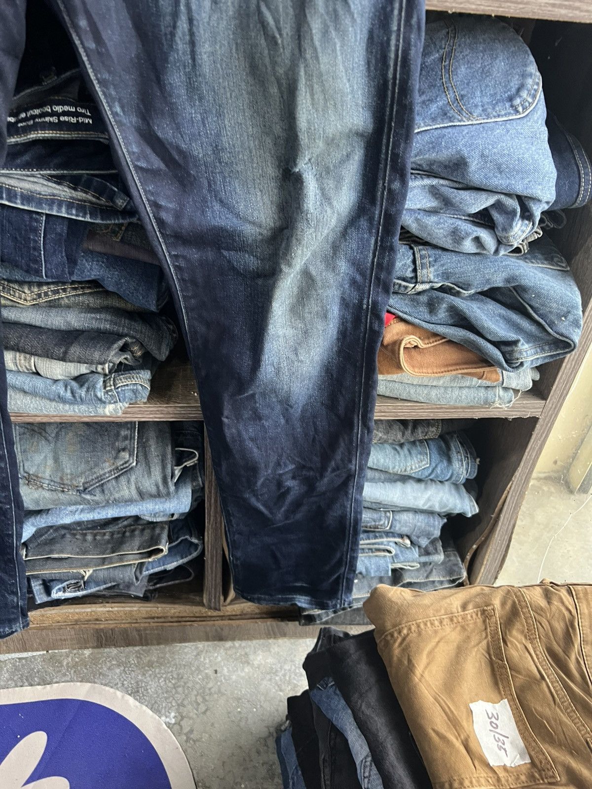 G-Star 🔥G Star Raw 3301 Slim Distressed Denim Size US 33 - 9 Thumbnail