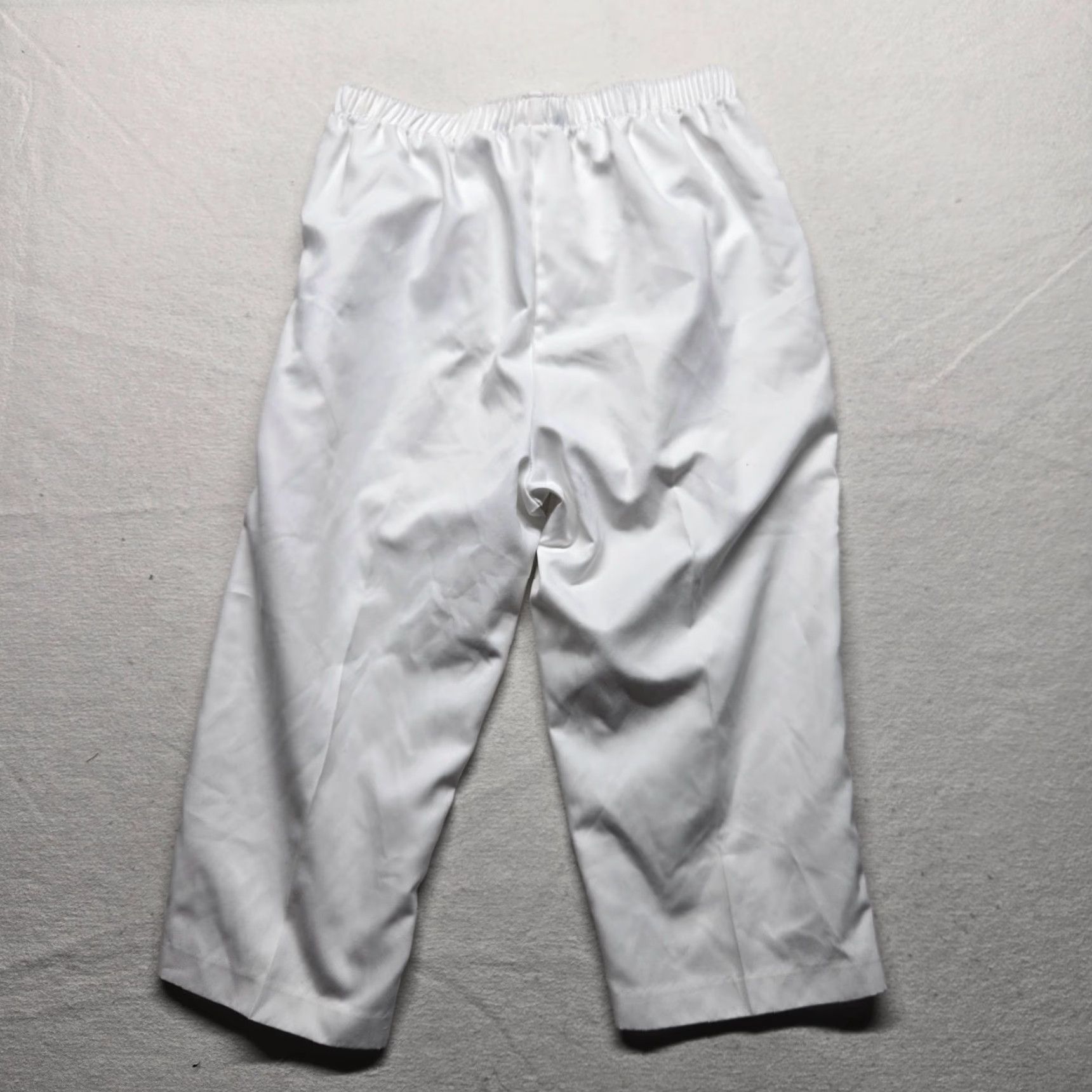 Vintage VINTAGE Kim Rogers Women's Capri Pants Size 12P Petite Cotton Spandex Tapered Crop White Size 34" / US 12 / IT 48 - 7 Thumbnail
