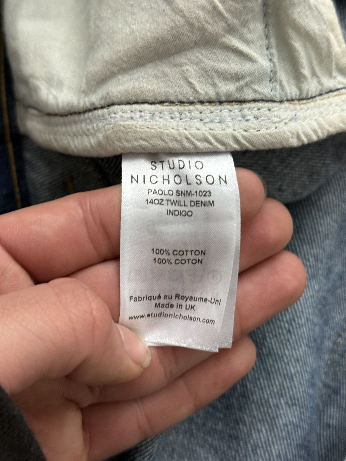Studio Nicholson Studio Nicholson Wide Leg Denim Size US 36 / EU 52 - 5 Preview