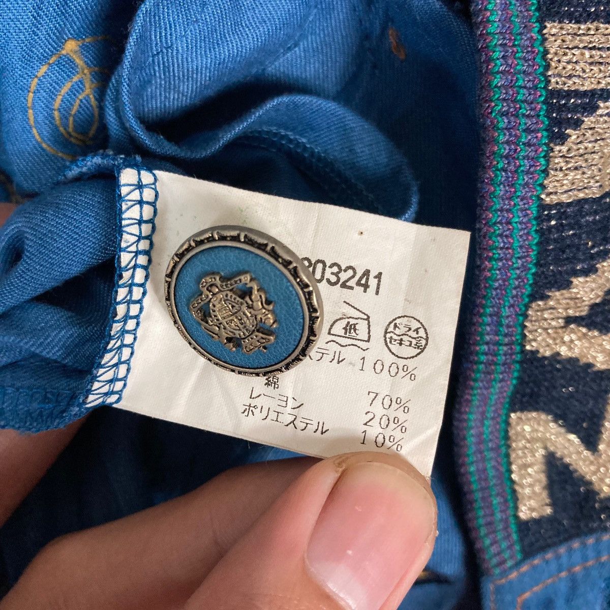 Vintage Vintage Zanobetti Firenze-Italy Fancy Button Jacket Size XL / US 12-14 / IT 48-50 - 13 Thumbnail