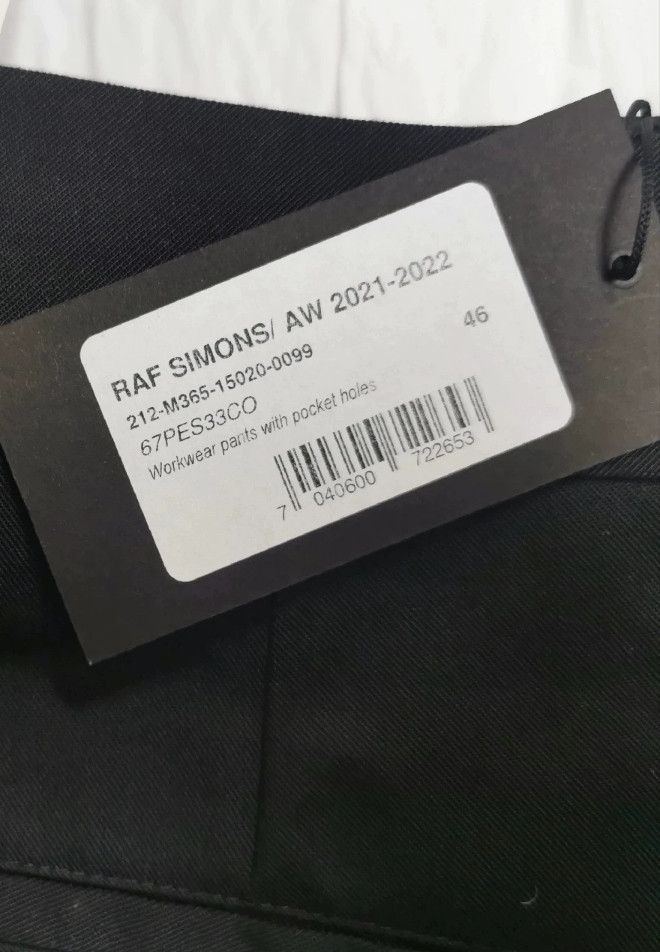 Raf Simons Raf Simons AW21-22 Double Hole Casual Wide Leg Pants Size US 30 / EU 46 - 3 Thumbnail