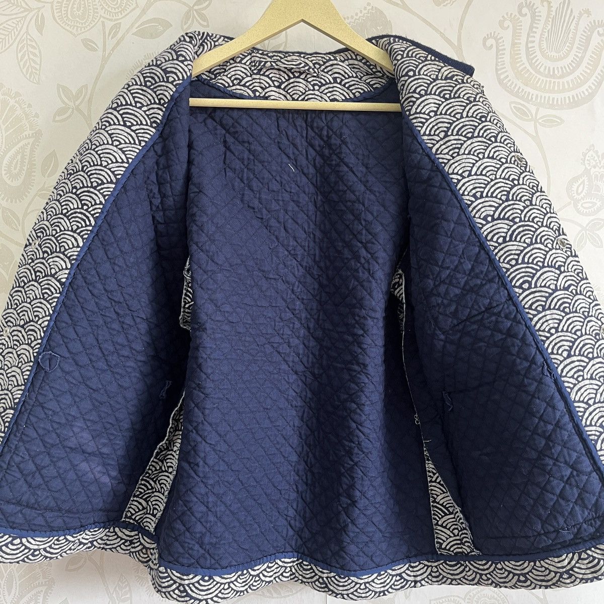 Beauty Beast × Japanese Brand × Vintage Steals Quilted Sashiko Japan Sweater Winter Size US L / EU 52-54 / 3 - 12 Thumbnail