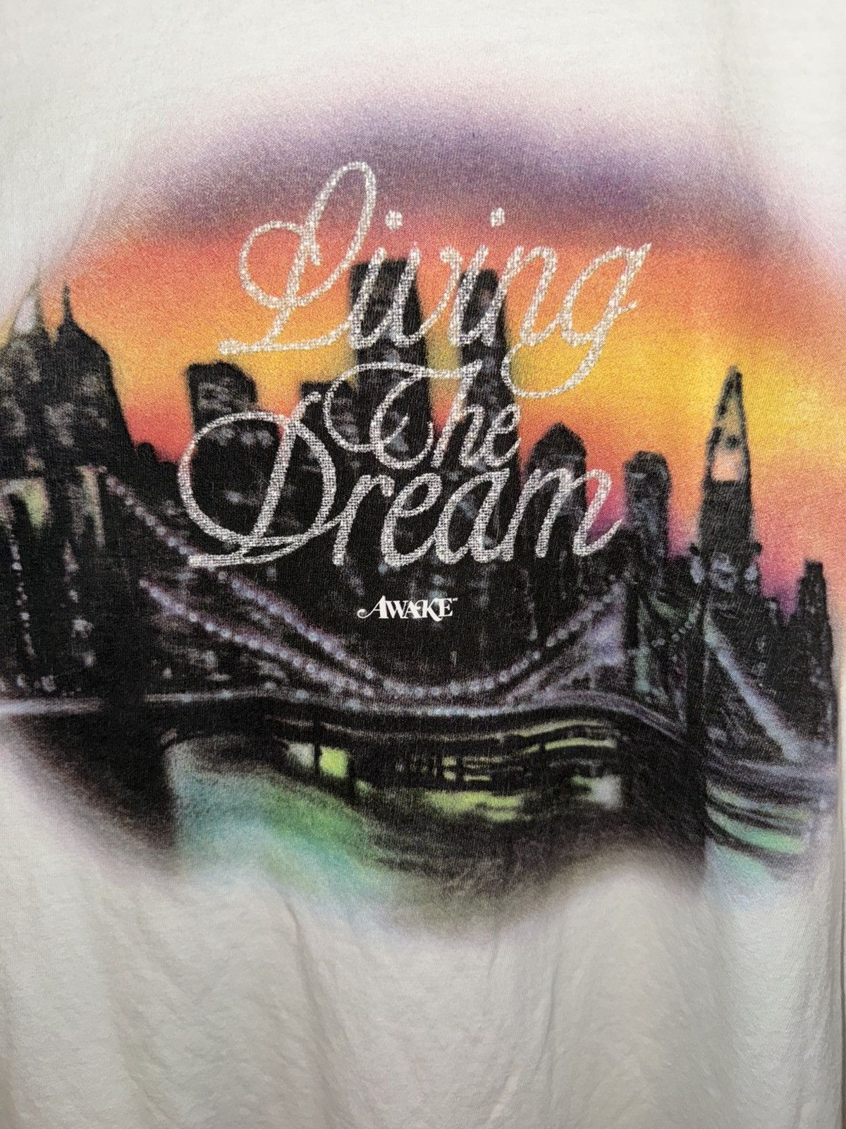 Awake NY “Living the dream” Awake NY Airbrush City Skyline Size Xl Size US XL / EU 56 / 4 - 2 Thumbnail