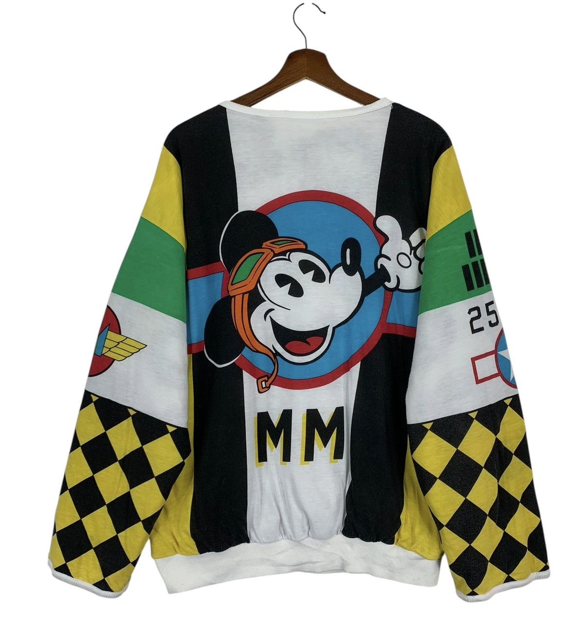 Disney Vintage 90s Mickey Mouse Full Print Reversible Sweater Size US L / EU 52-54 / 3 - 3 Thumbnail