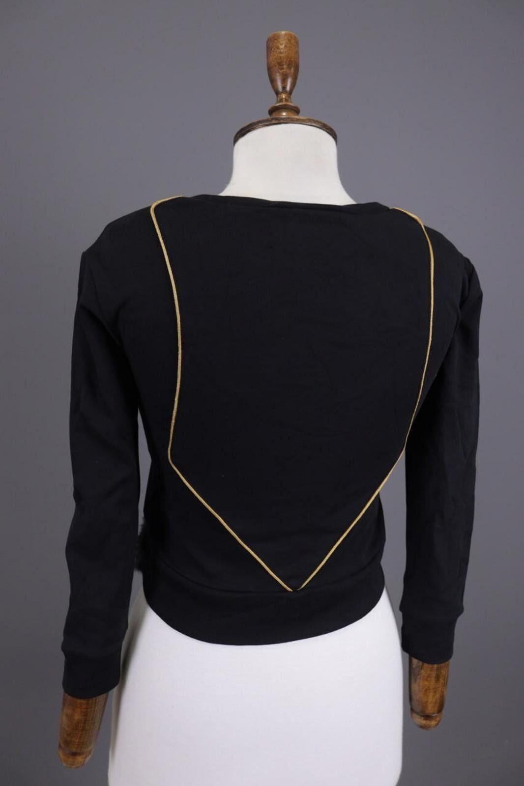John Galliano Kids John Galliano Black Faux Fur Cropped Sweater Size 10 Size L / US 10 / IT 46 - 11 Thumbnail