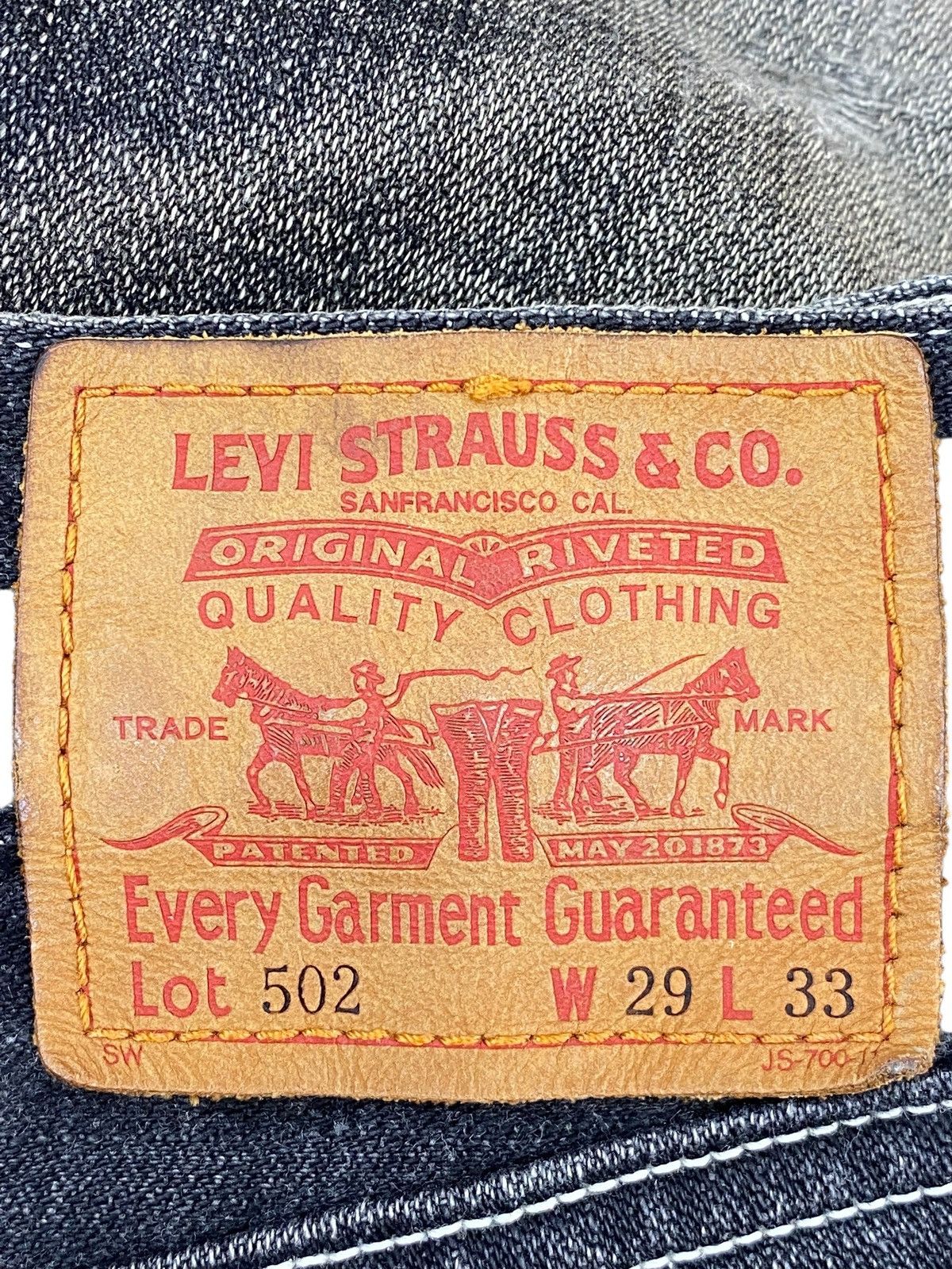 Levi's Levi’s 502 Faded Wash Style Straight Cut Jeans Size US 28 / EU 44 - 12 Thumbnail