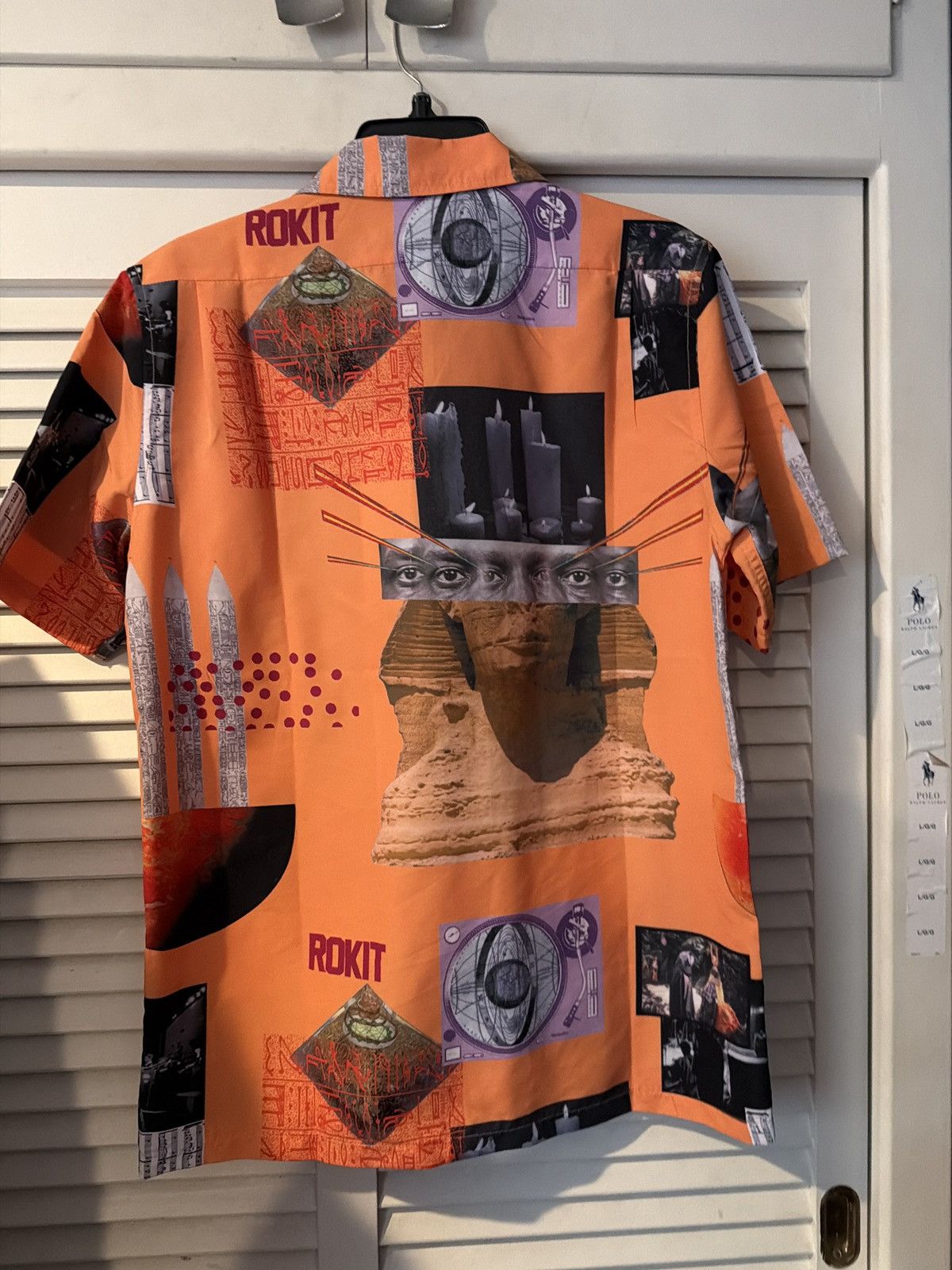 Rokit Rokit orange short sleeve button up shirt medium Size US M / EU 48-50 / 2 - 2 Thumbnail