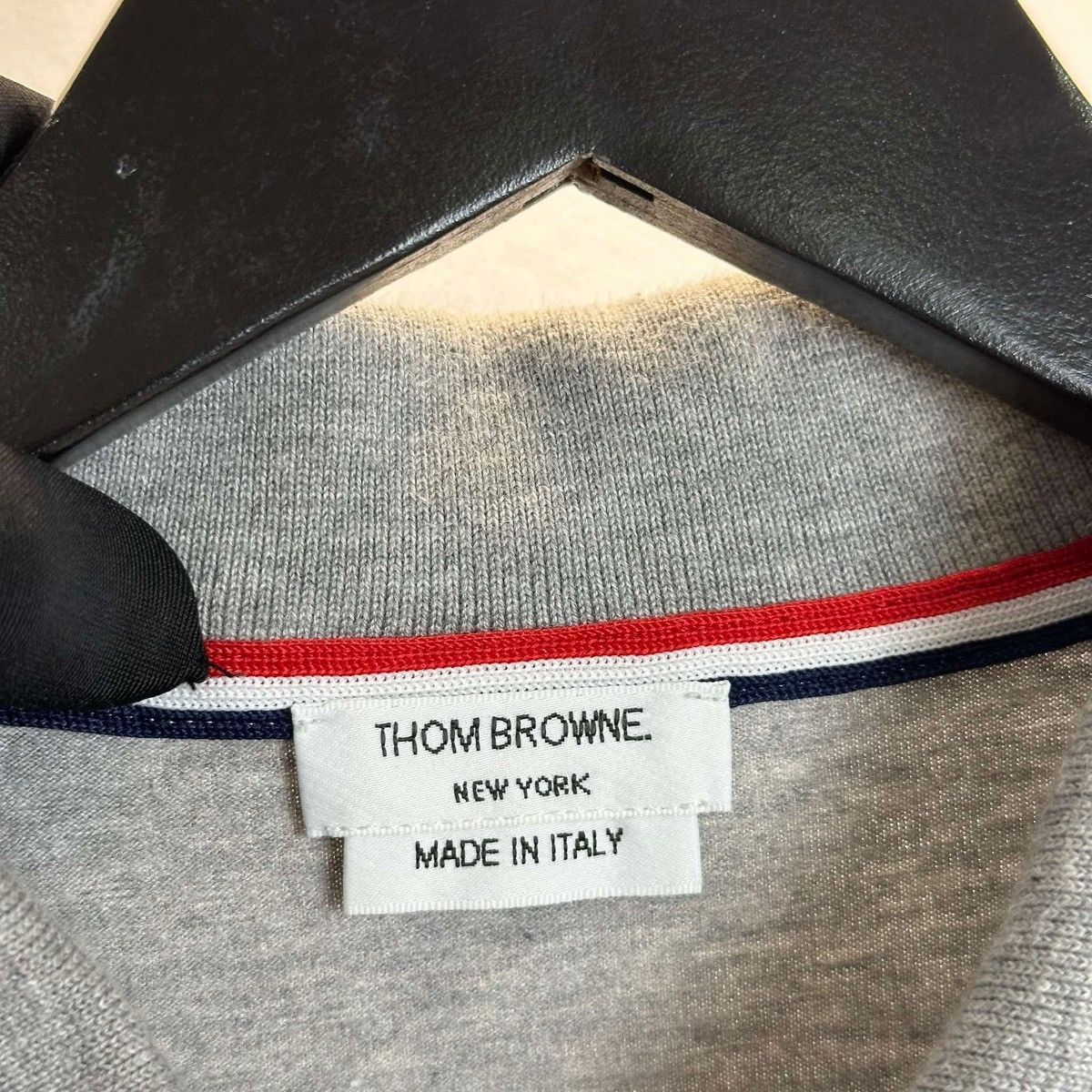 Thom Browne THOM BROWNE STRIPED POLO SHIRT Size US M / EU 48-50 / 2 - 5 Thumbnail