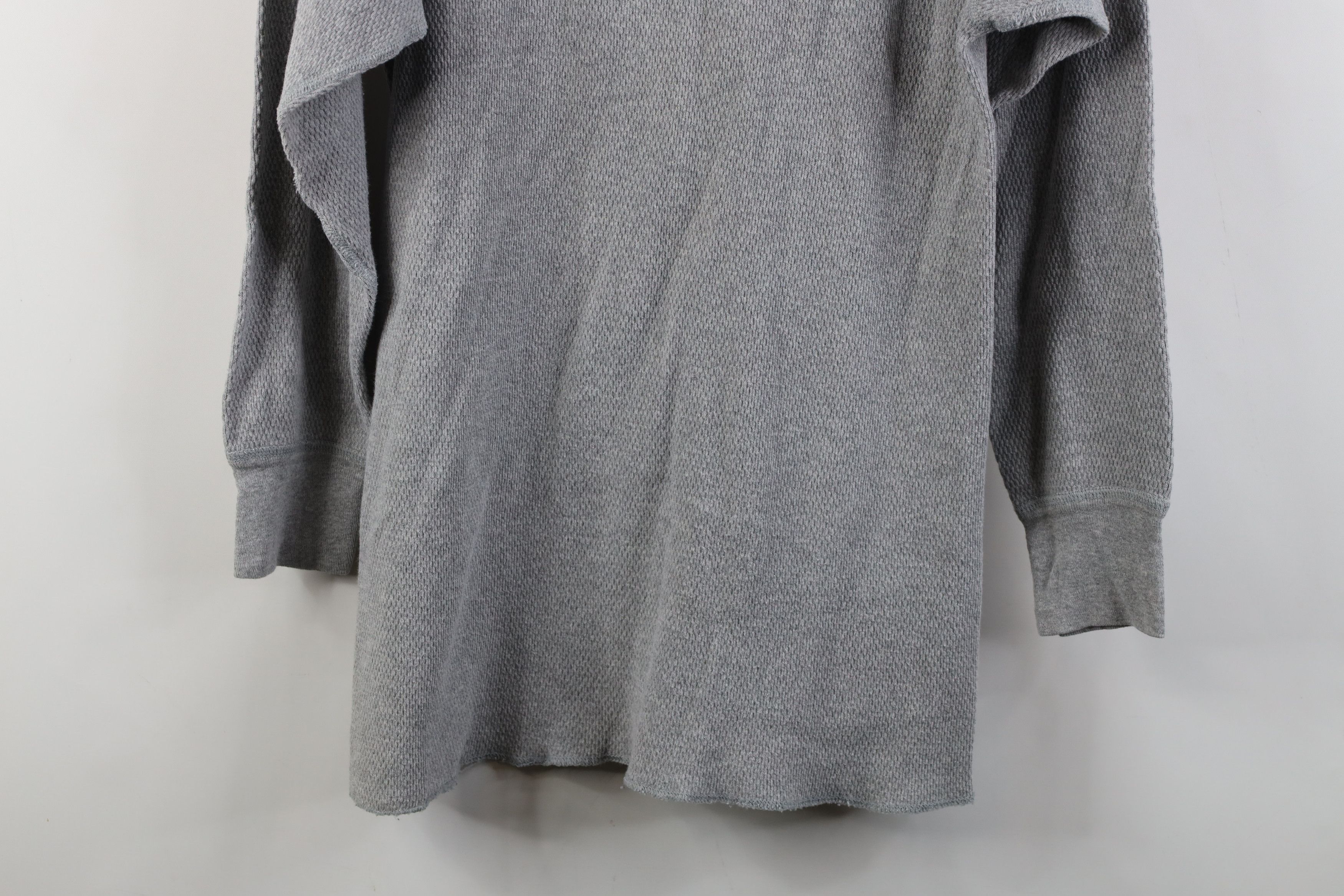 Vintage Vintage 90s Streetwear Waffle Knit Long Sleeve T-Shirt USA Size US L / EU 52-54 / 3 - 9 Thumbnail