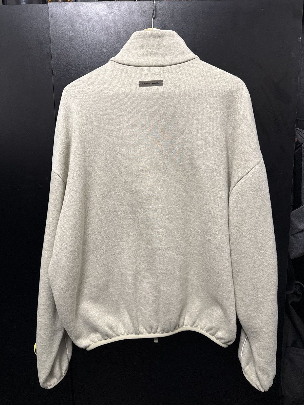 Essentials Essentials Modern Fleece Track Jacket - Heather Stone Size US S / EU 44-46 / 1 - 2 Thumbnail