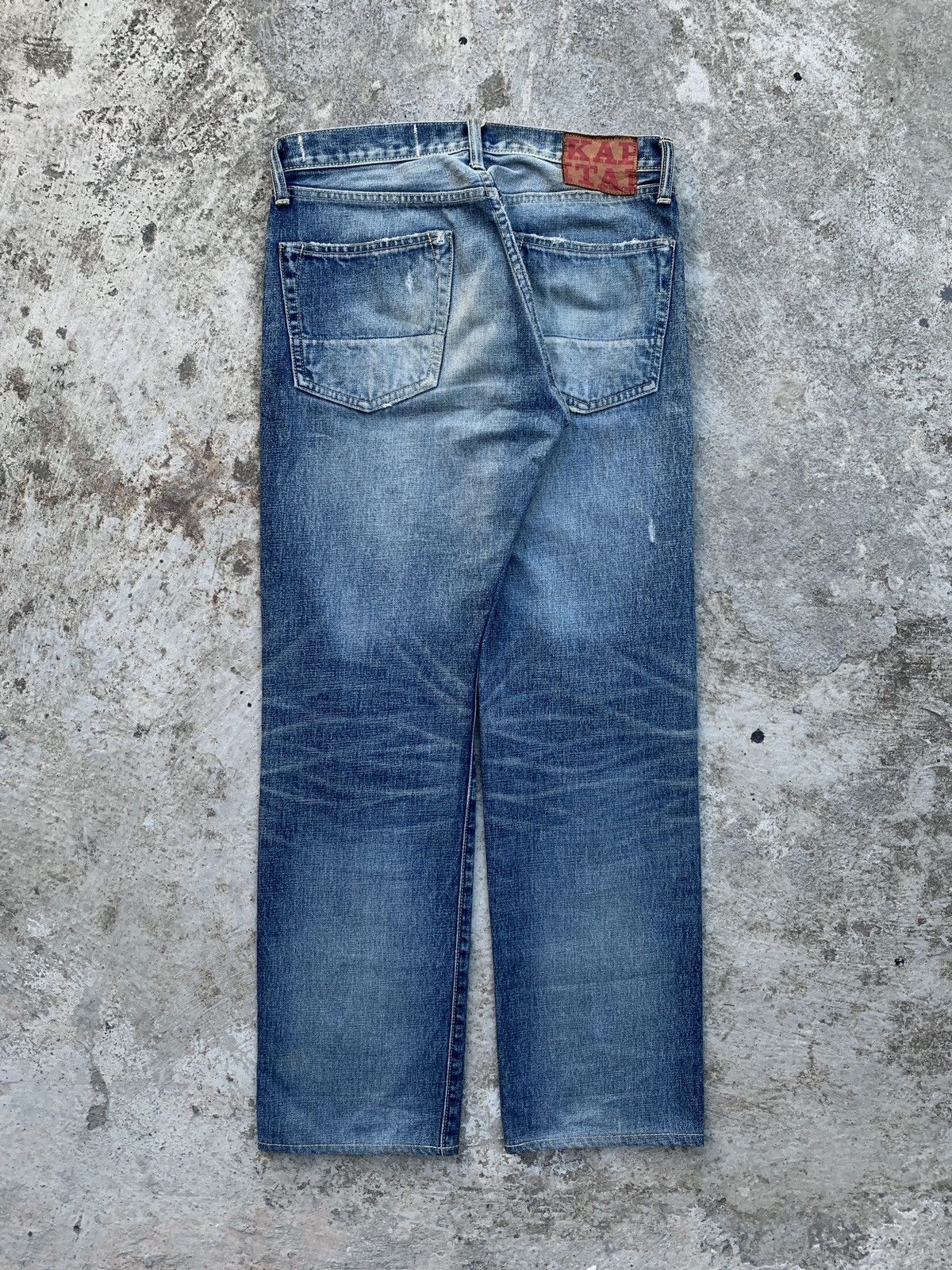 Kapital Heavily Washed Denim Jeans Size US 31 - 10 Thumbnail