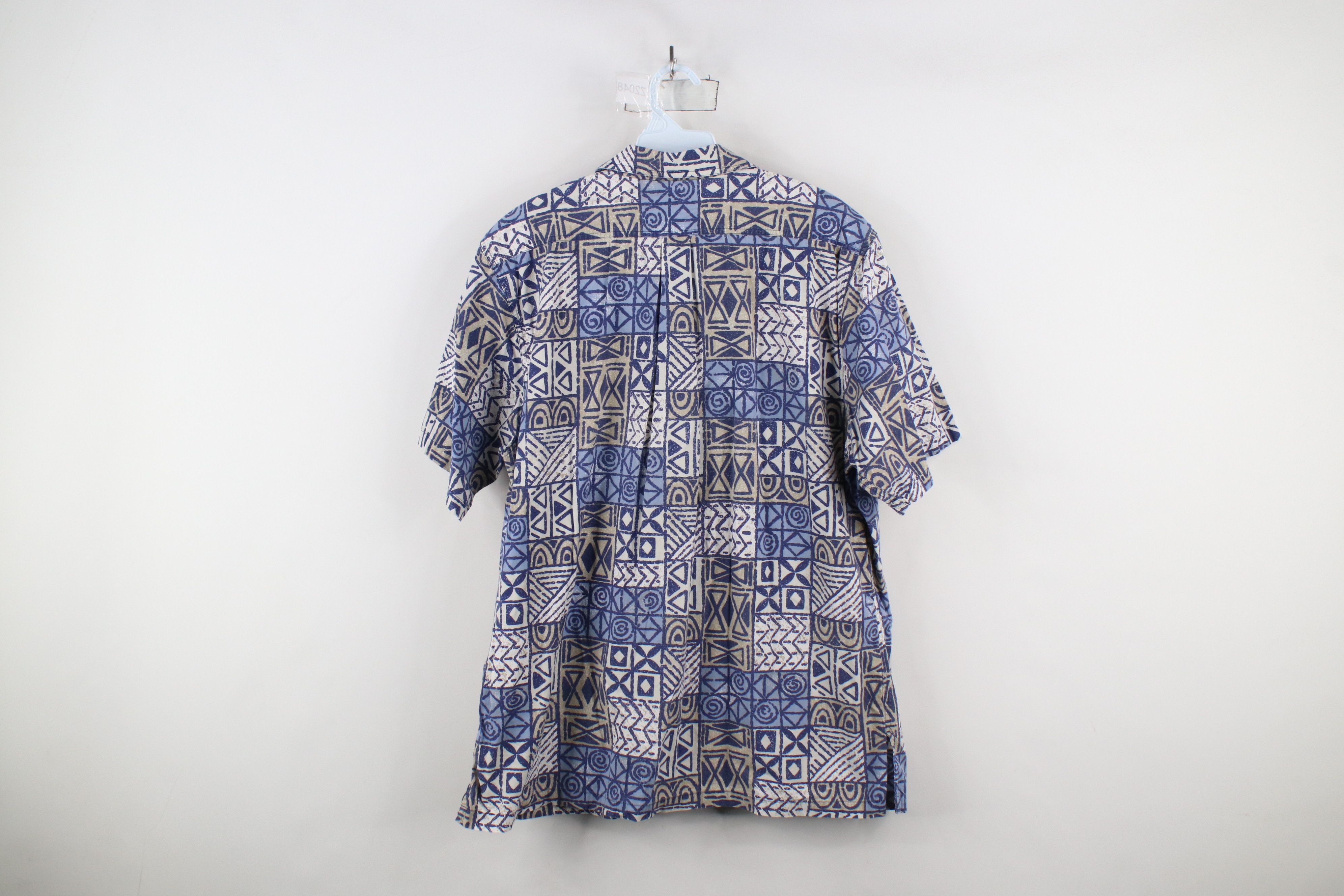 Vintage Vintage 90s Streetwear Abstract Hawaiian Luau Button Shirt Size US L / EU 52-54 / 3 - 7 Thumbnail