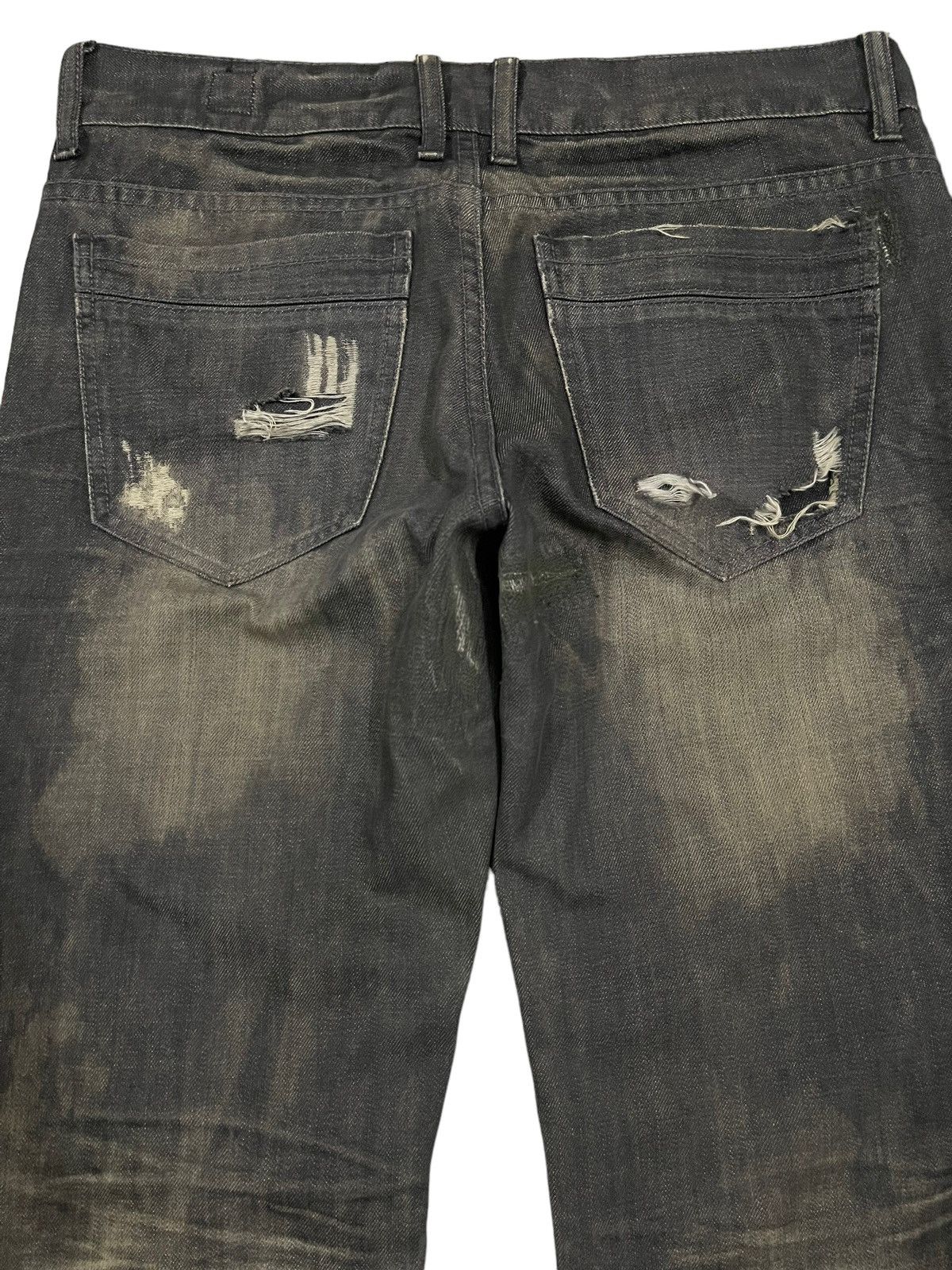 Japanese Brand Vintage Japanese Semantic Design Faded Wash Style Jeans Size US 32 / EU 48 - 4 Thumbnail