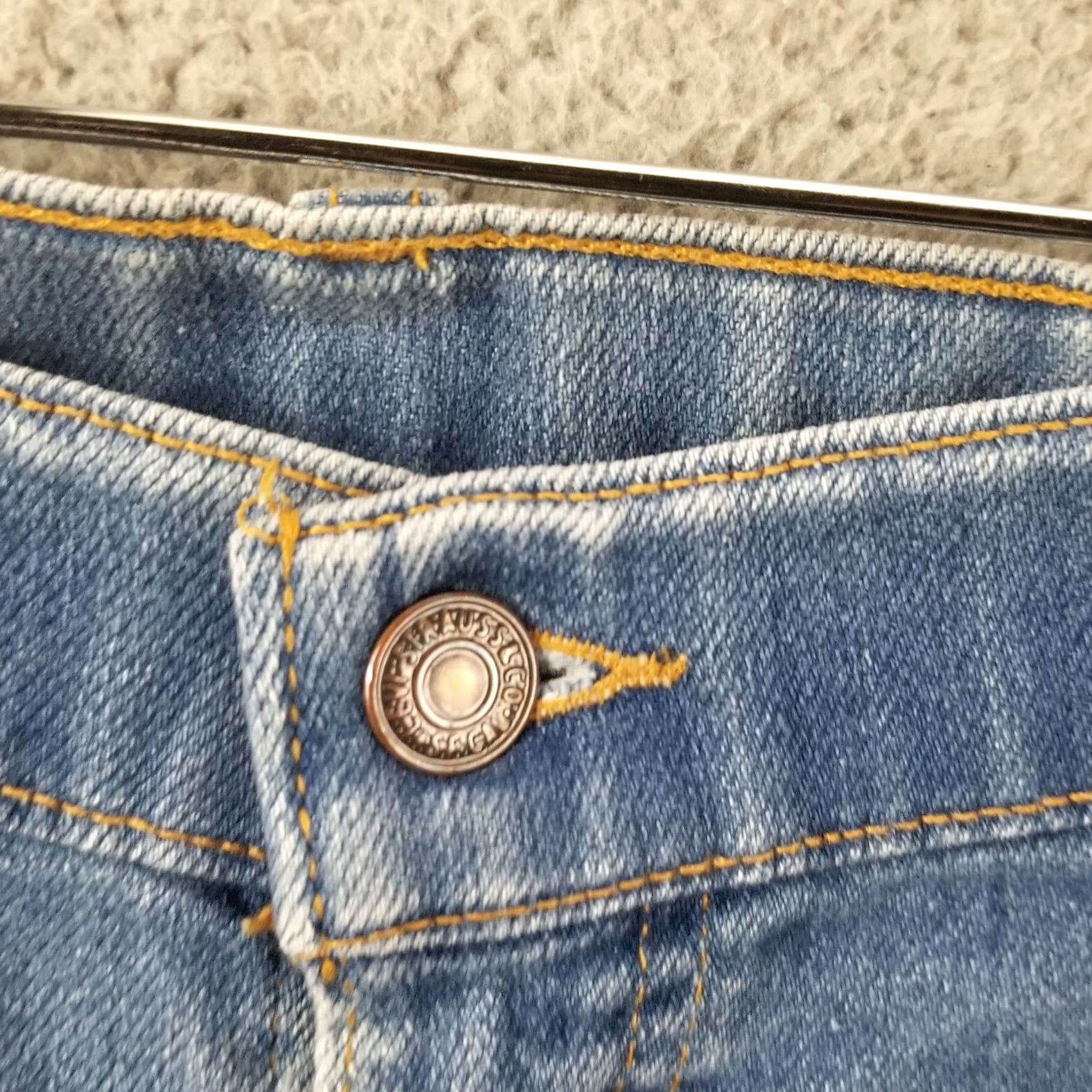 Levi's VINTAGE Levi's Denim Jeans Orange Tab USA Made Cropped 38X24 Regular Mens Jeans 517 Distressed Solid USA Theme 80s 90s Size US 38 / EU 54 - 3 Thumbnail