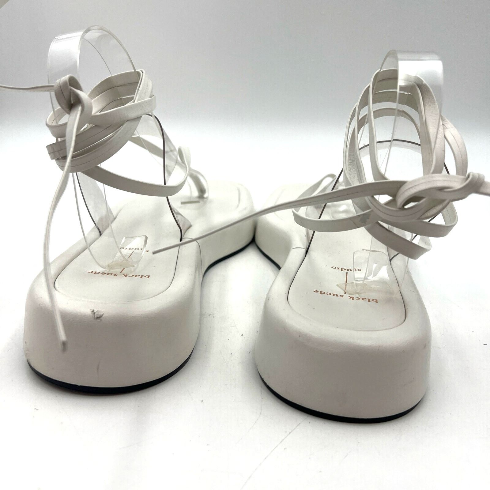 Other Black Suede Studio Callie Leather Platforms White Size US 11 / IT 41 - 7 Thumbnail