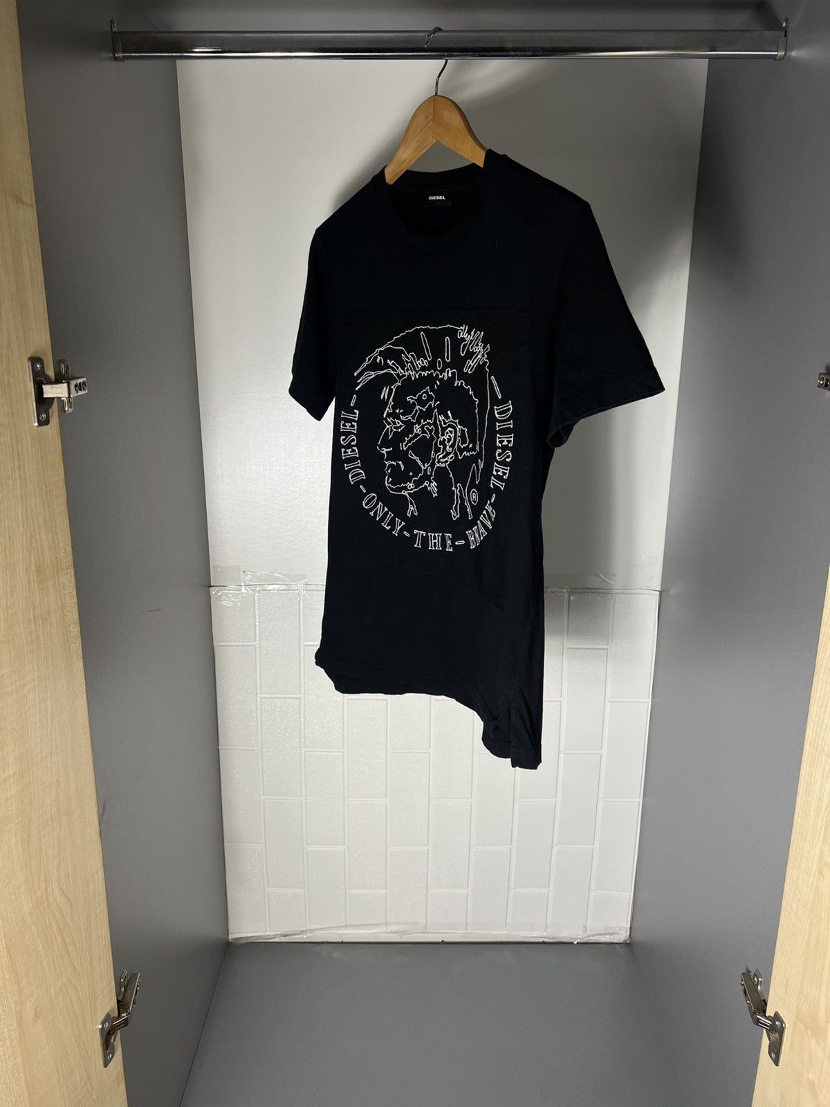 Diesel VINTAGE DIESEL INDUSTRY DENIM DIVISION DESIGNER T-SHIRT Y2K Size US M / EU 48-50 / 2 - 7 Thumbnail