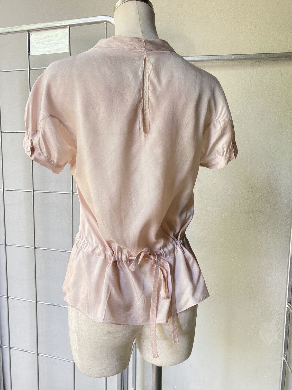 Prada Prada pink silk blouse Size ONE SIZE - 2 Thumbnail