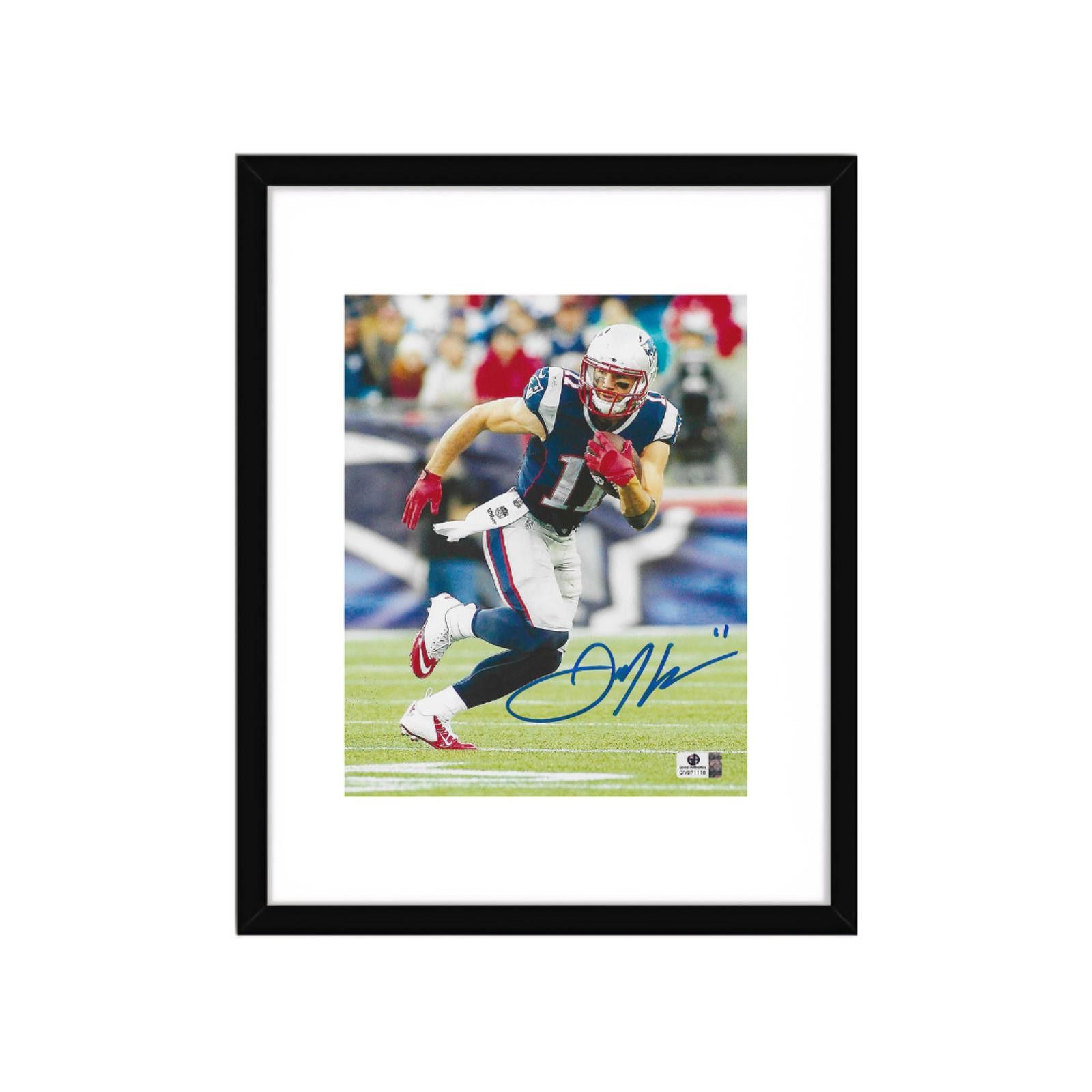 Other Julian Edelman Patriots Autographed 8x10 Photo coa W/Frame Size ONE SIZE - 2 Thumbnail