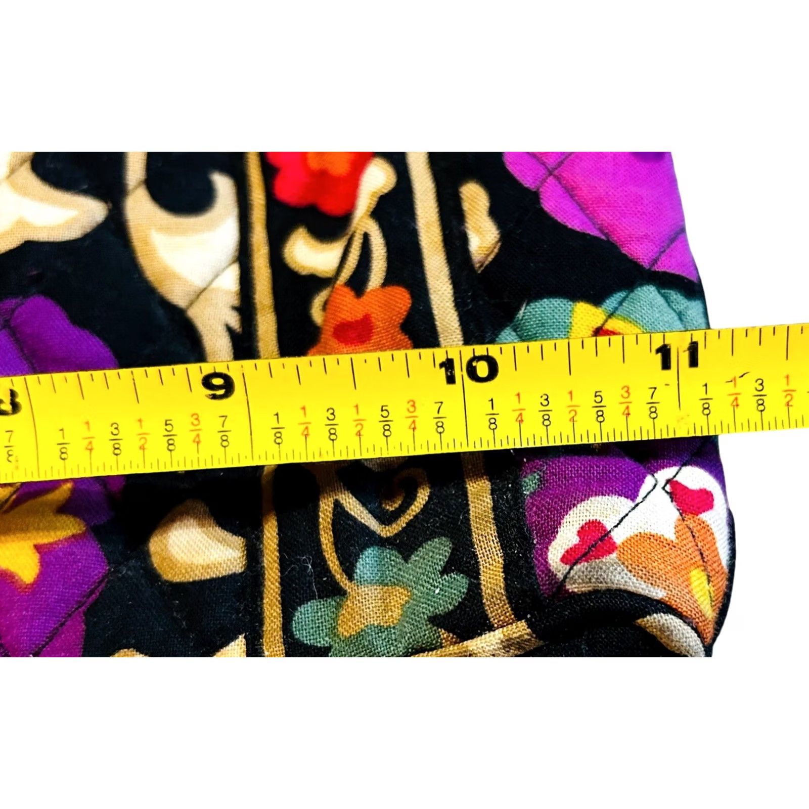 Vera Bradley Vera Bradley Crossbody Hipster Bag Suzani Pattern Floral Purse W/Wristlet Wallet Read Womens Medium Multicolor Floral 11x2in 56in Strap Drop Size ONE SIZE - 7 Thumbnail