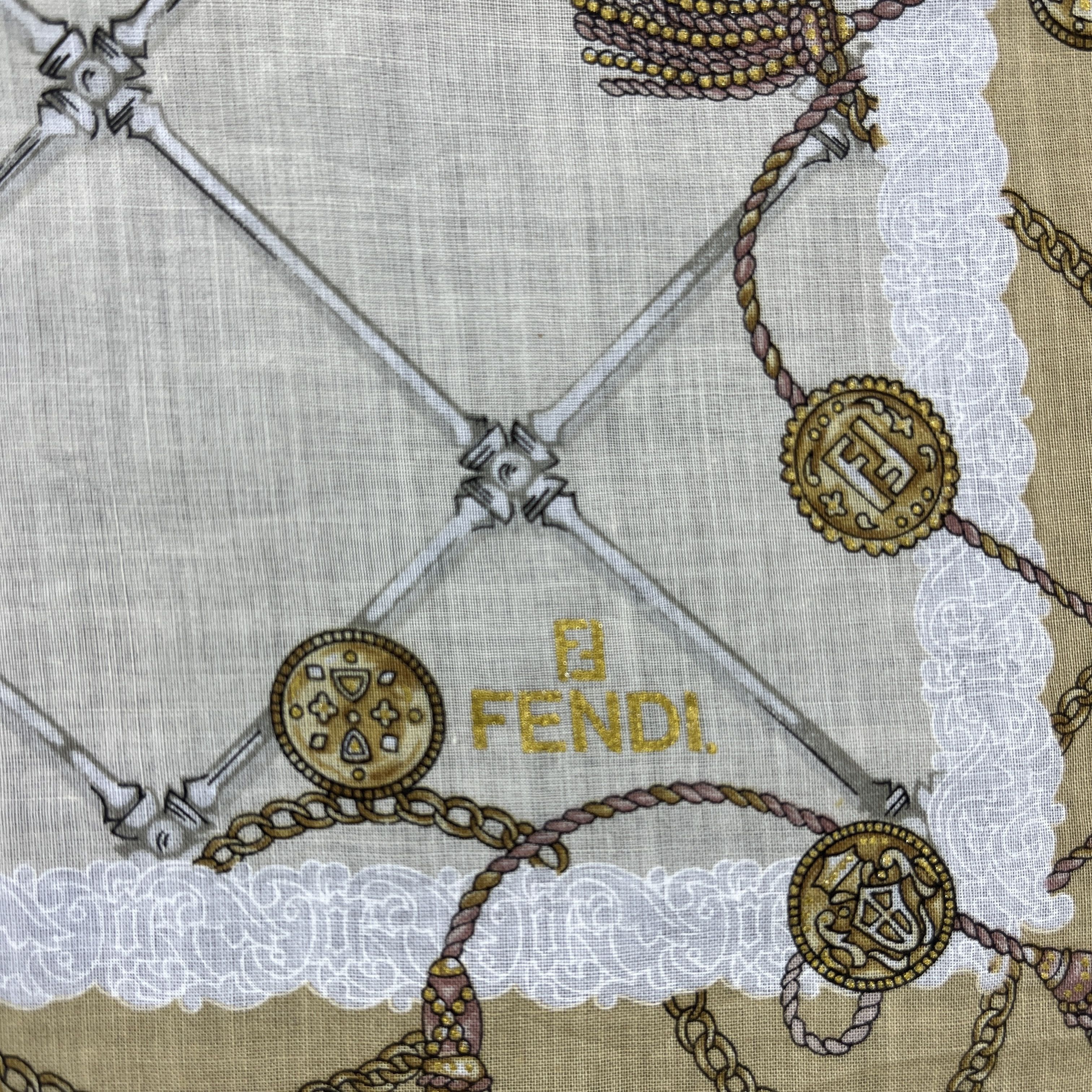 Vintage Vintage Fendi Handkerchief / Bandana / Neckerchief B814 Size ONE SIZE - 5 Thumbnail