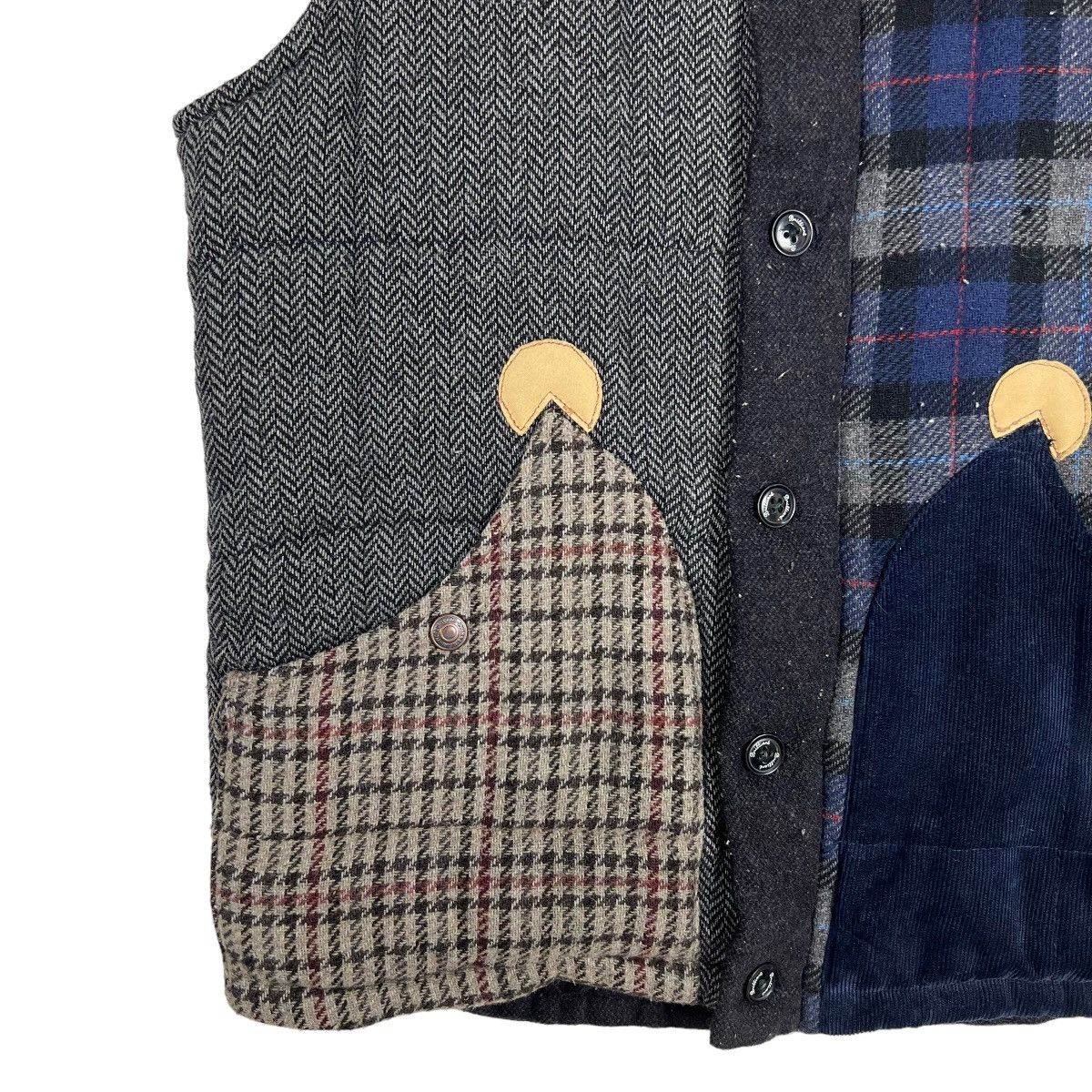 Japanese Brand 🔥 REVOLLA REMAKE PATCHWORK TANK TOP JACKET Size US M / EU 48-50 / 2 - 4 Thumbnail