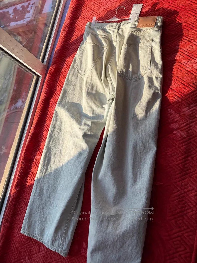 Acne Studios Acne Studios Off-White Ripped Denim Pants Size US 32 / EU 48 - 2 Thumbnail