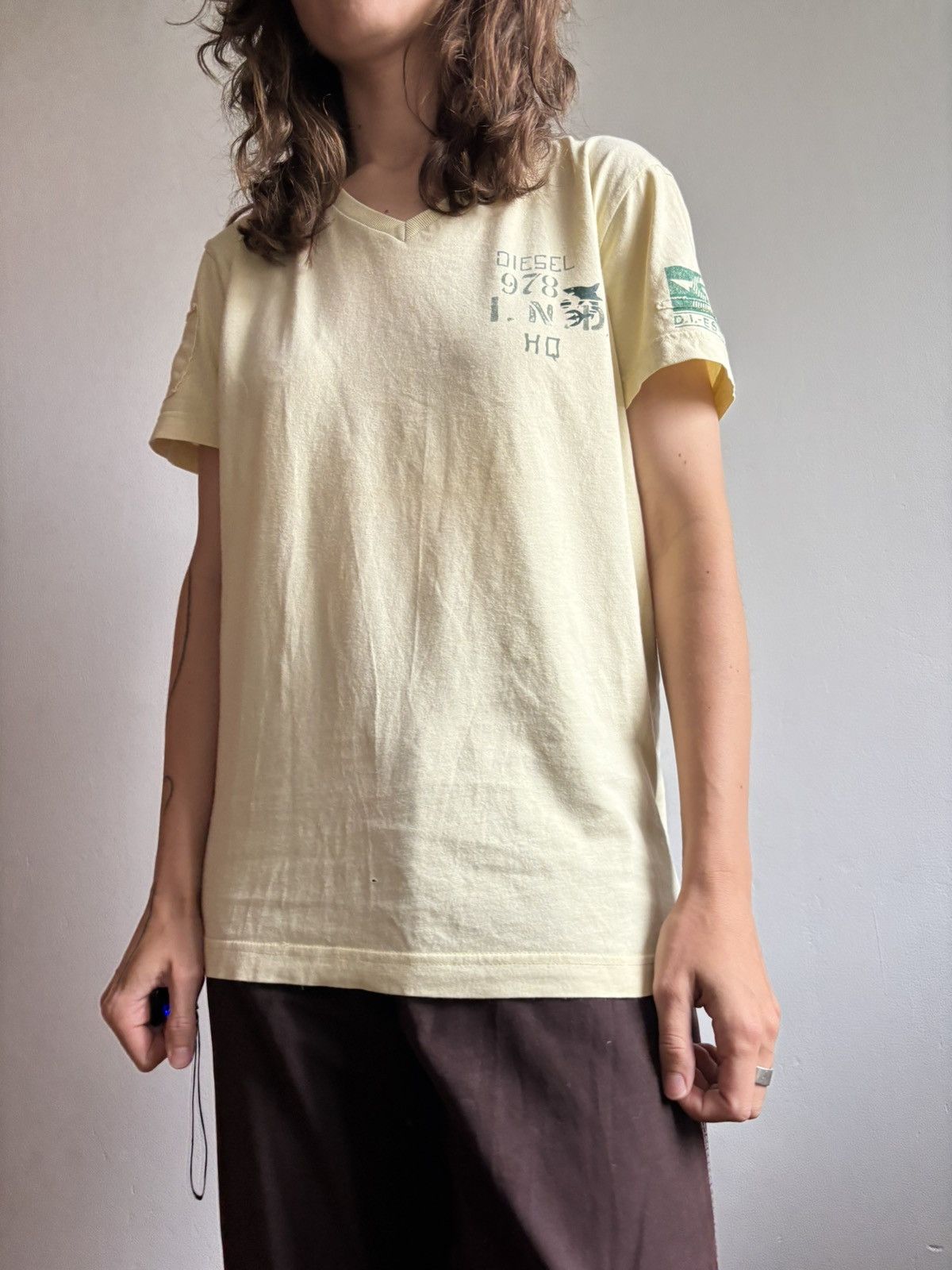Diesel Rare Vintage T-Shirt Diesel Water Work 978 Luxury Punk Size US S / EU 44-46 / 1 - 3 Thumbnail